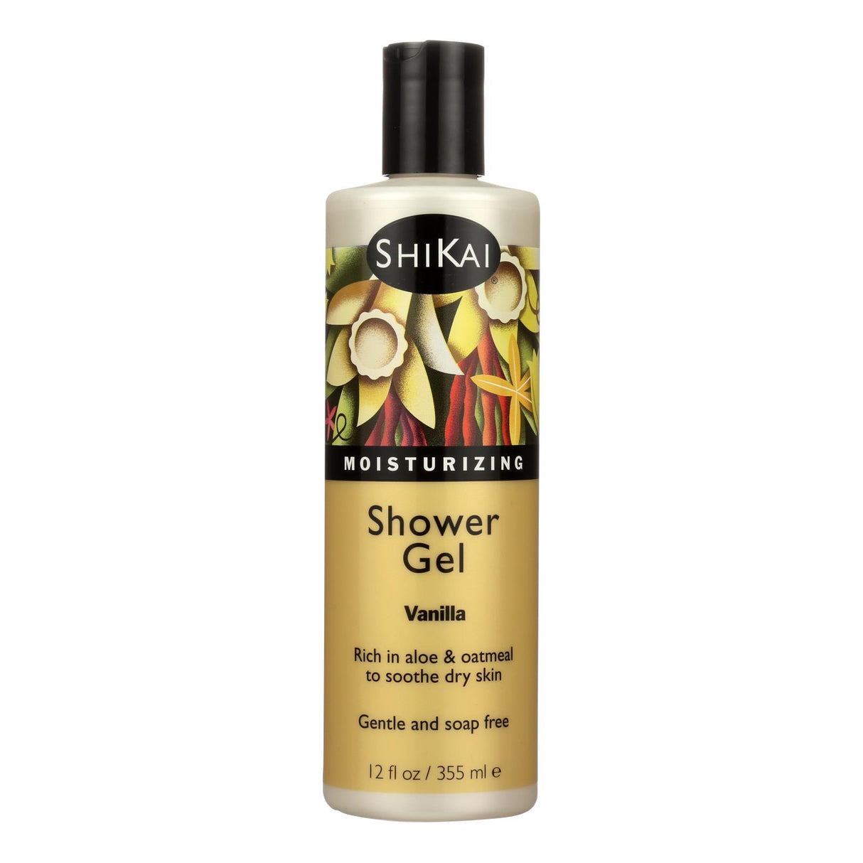 Shikai Vanilla Shower Gel (12 Oz.) - Cozy Farm