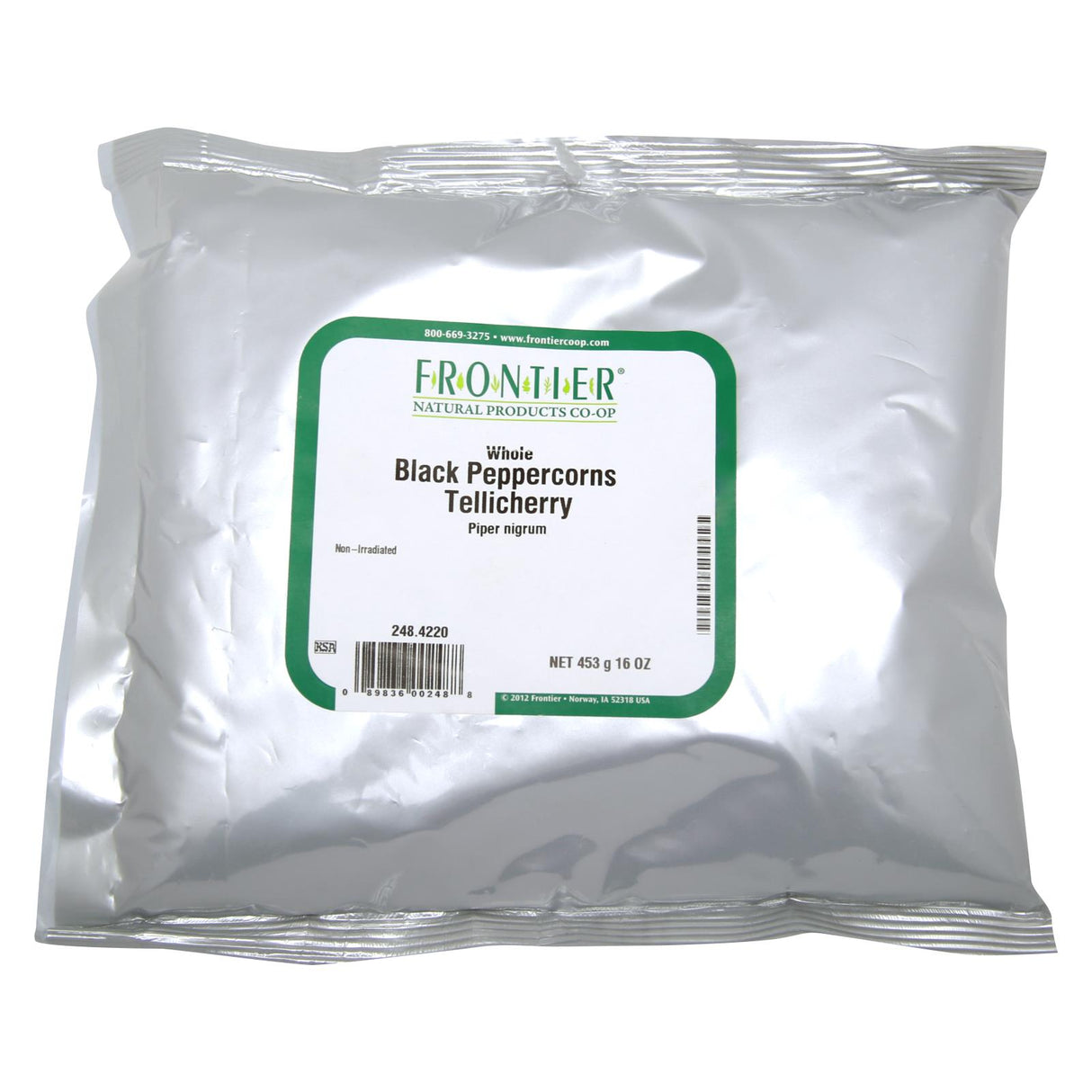 Frontier Herb Black Tellicherry Peppercorns, Grade 1 - Whole, 1 lb - Cozy Farm