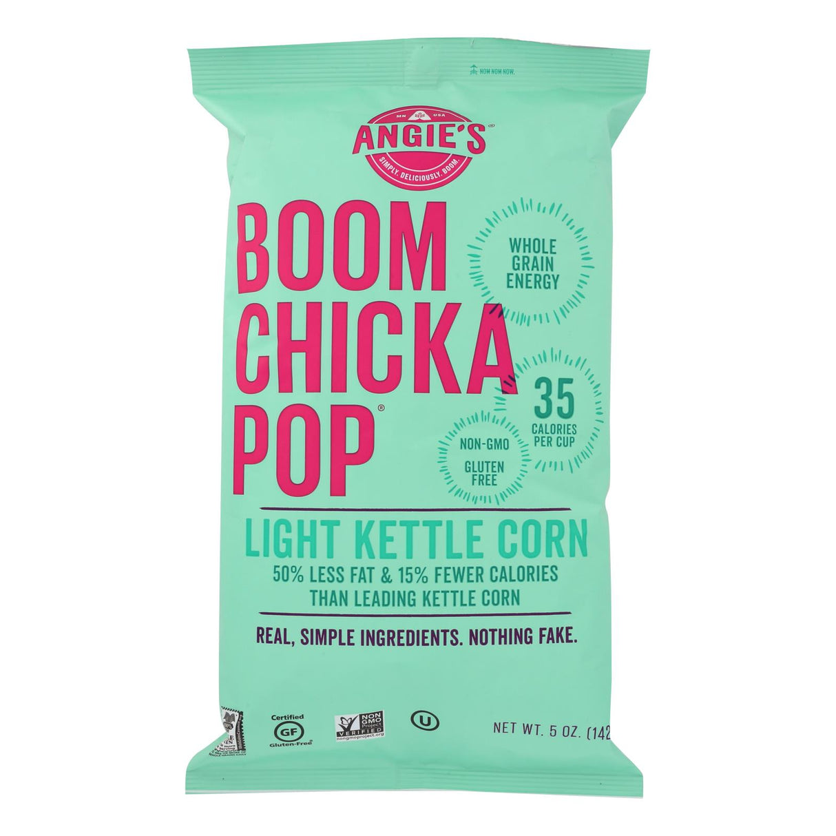 Angie's Kettle Corn Boom Chicka Pop Lightly Sweet Popcorn (Pack of 12 - 5 Oz. Bags) - Cozy Farm