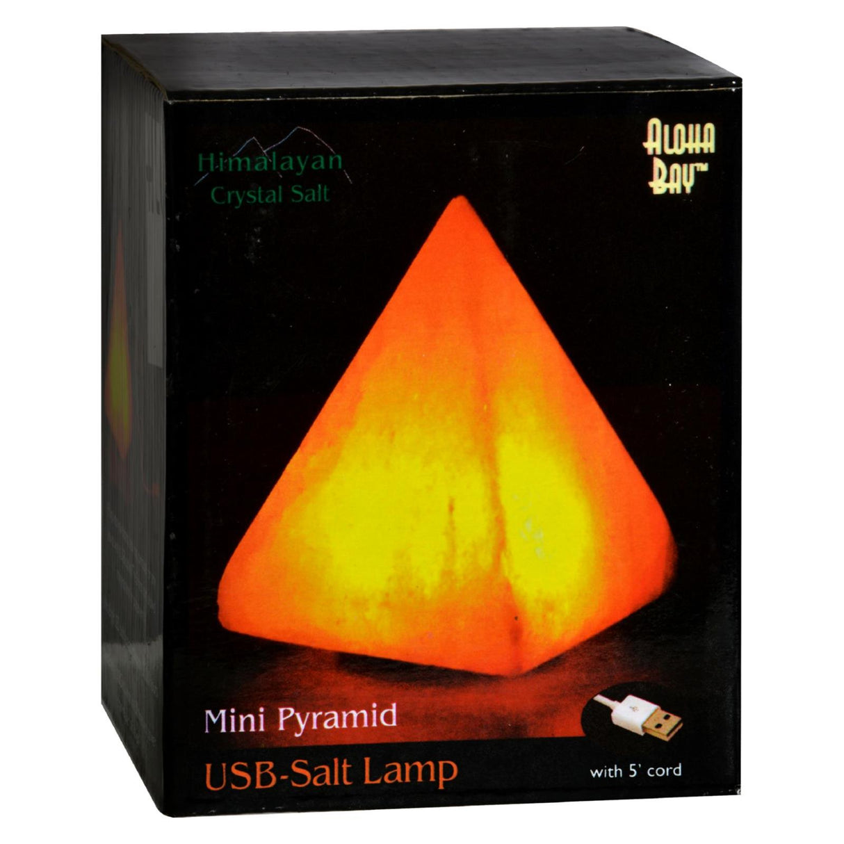 Himalayan Salt Pyramid Lamp - USB 3.5 - Cozy Farm
