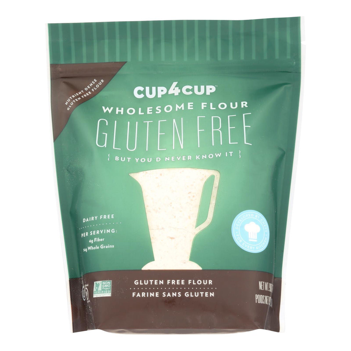 Cup 4 Cup Gluten-Free Wholesome Flour Blend (6 Pack, 2 lb. Bags) - Cozy Farm