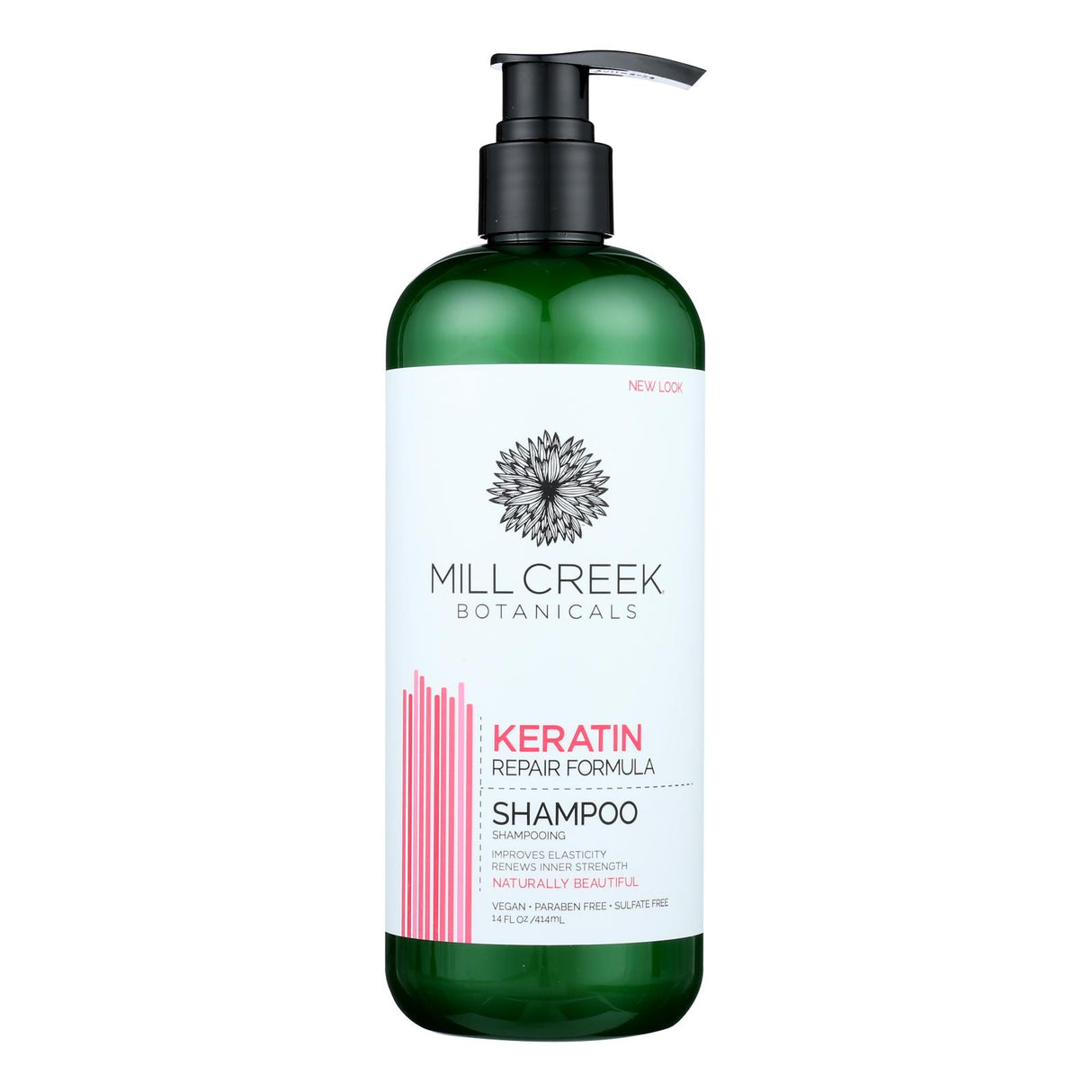 Mill Creek Botanicals Keratin Shampoo Repairing Formula, 14 Fl. Oz. - Cozy Farm