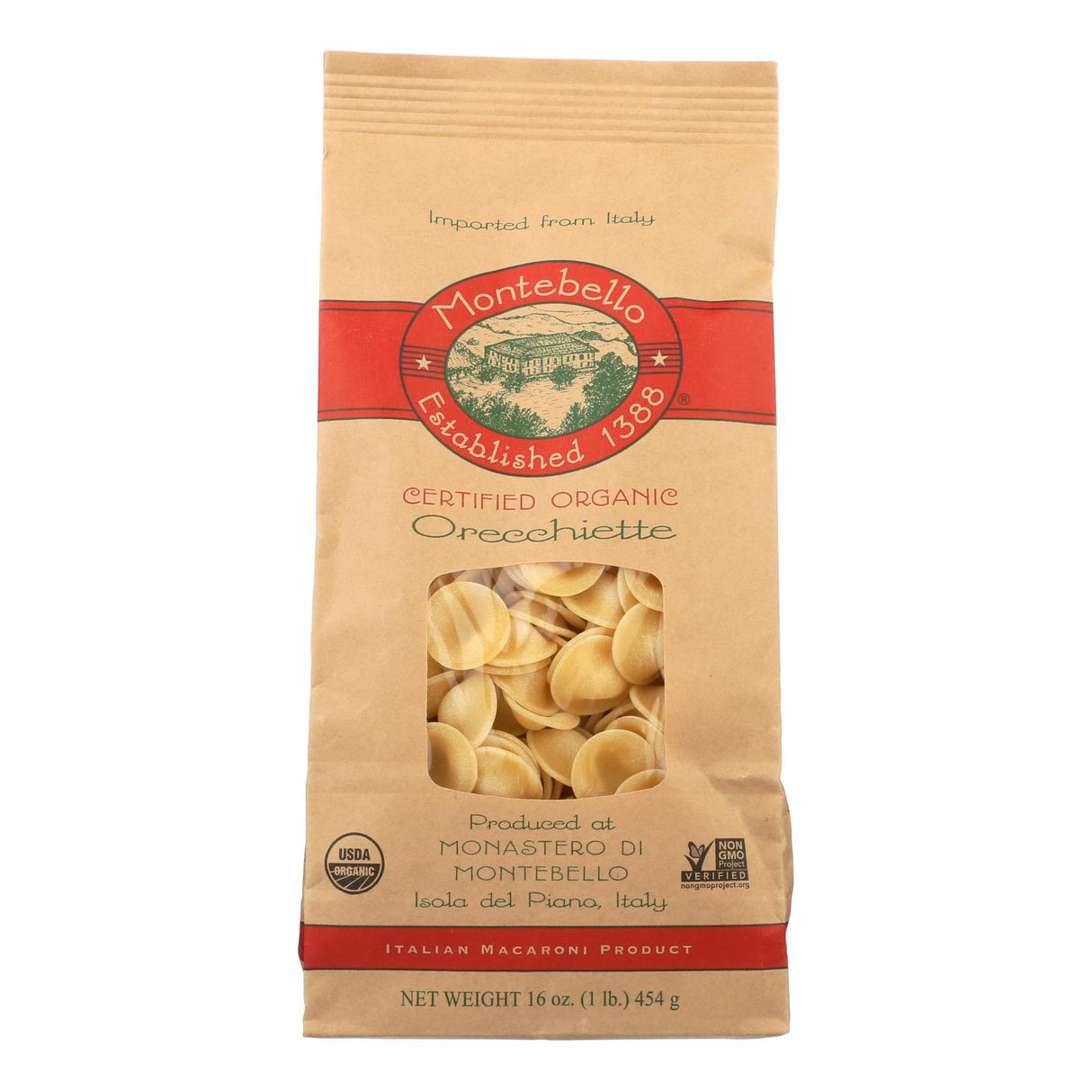 Montebello Organic Orecchiette Pasta 12-Pack - Cozy Farm