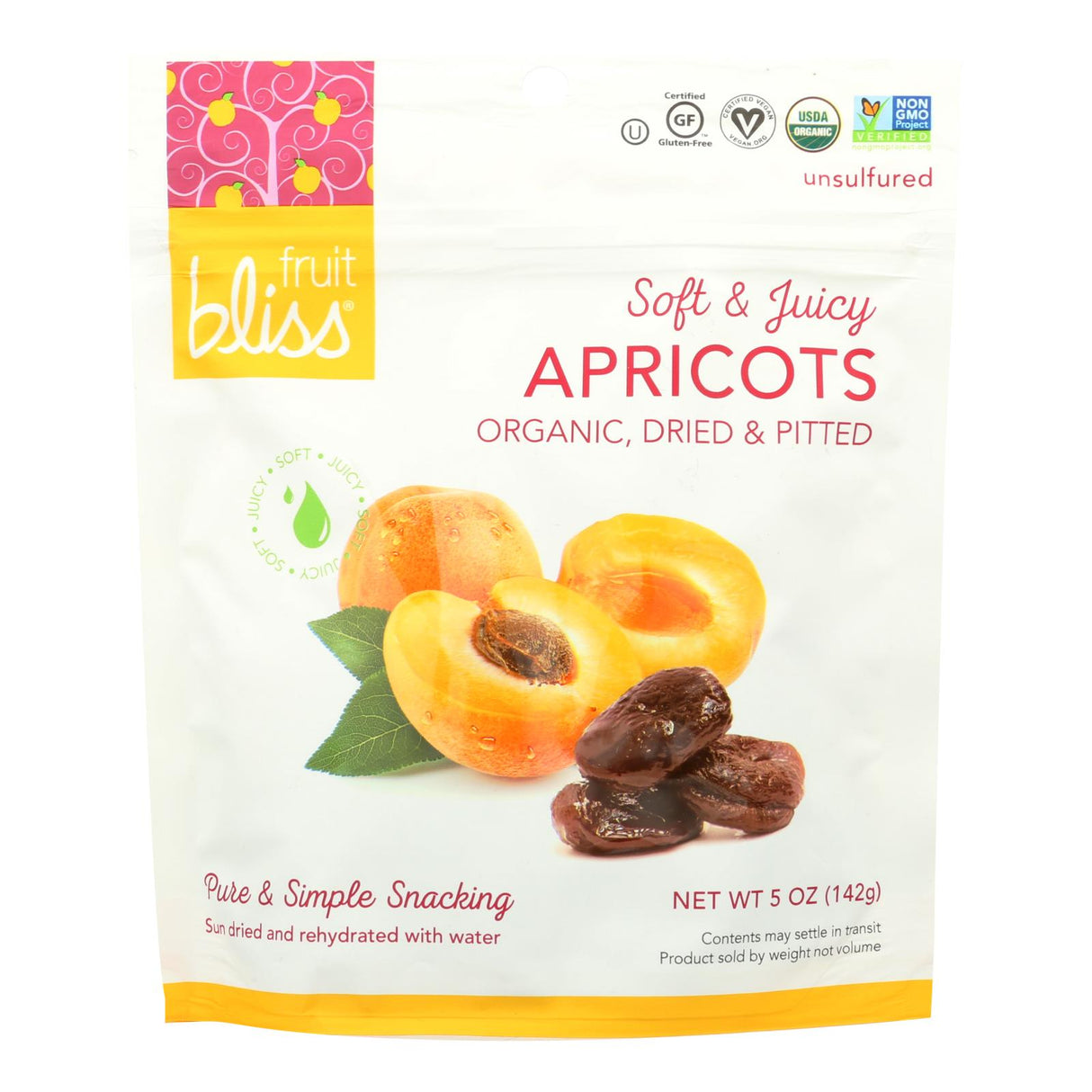 Sun-Kissed Goodness Organic Turkish Apricots: Sweet (6 - 5 Oz. Packs) - Cozy Farm