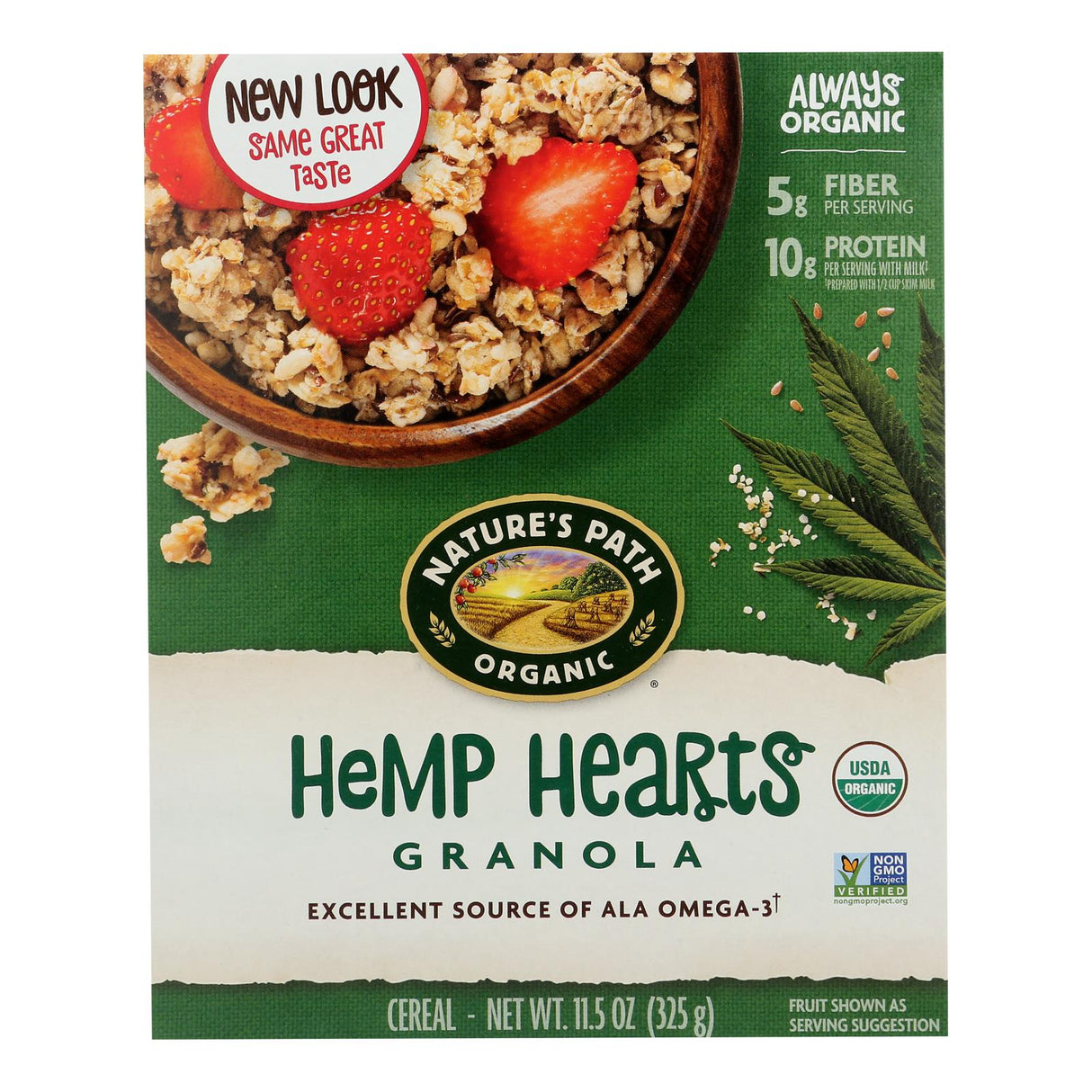 Nature's Path Organic Hemp Plus Granola - 11.5 Oz. Pack of 12 - Cozy Farm