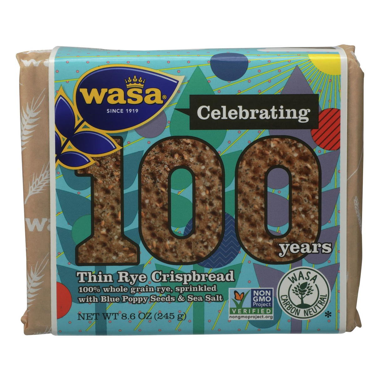 Wasa Thin Rye Crispbread - 12 Pack, 8.6 Oz. - Cozy Farm