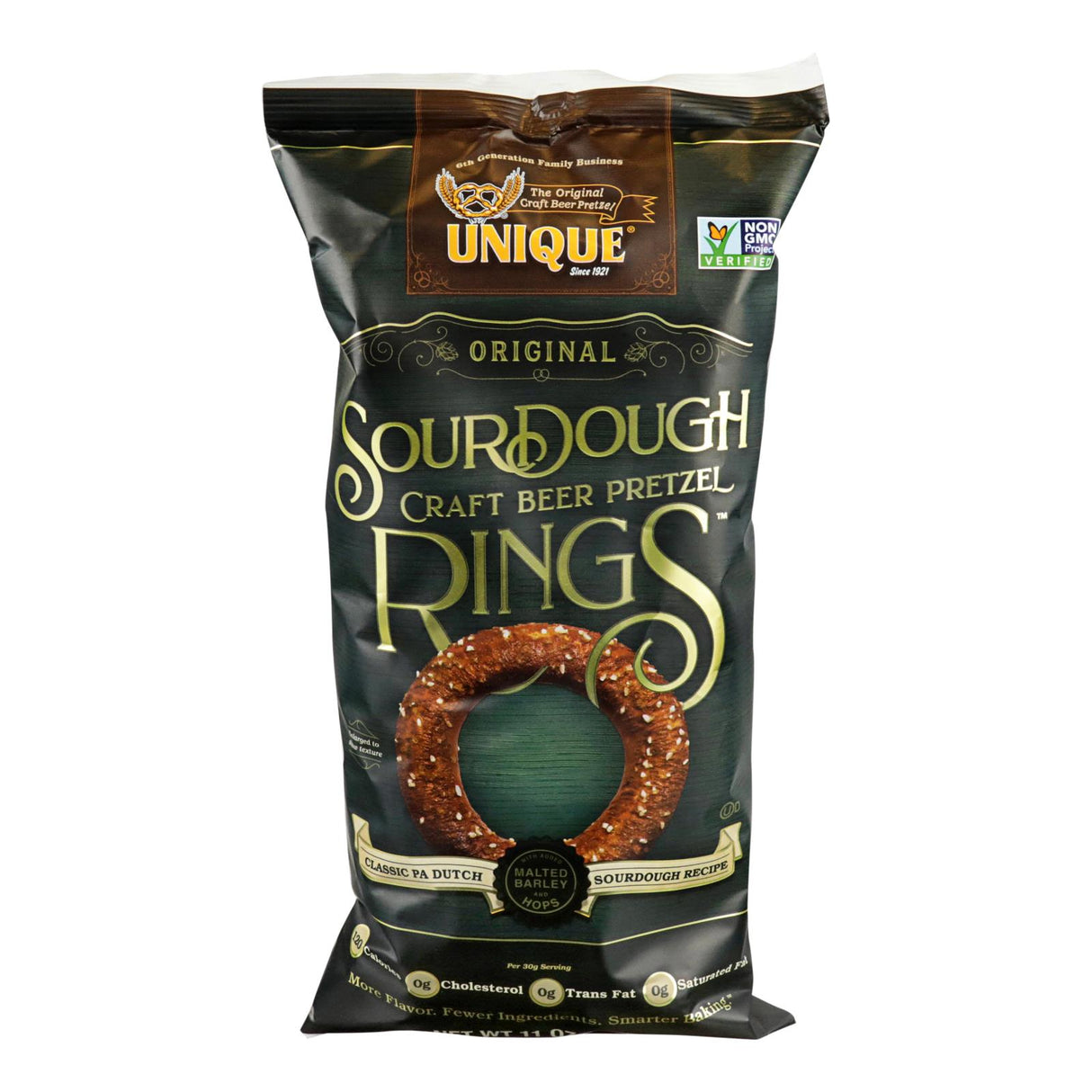 Unique Pretzel Rings (Pack of 12) - Sourdough Craft Beer Flavor - 11 Oz. - Cozy Farm