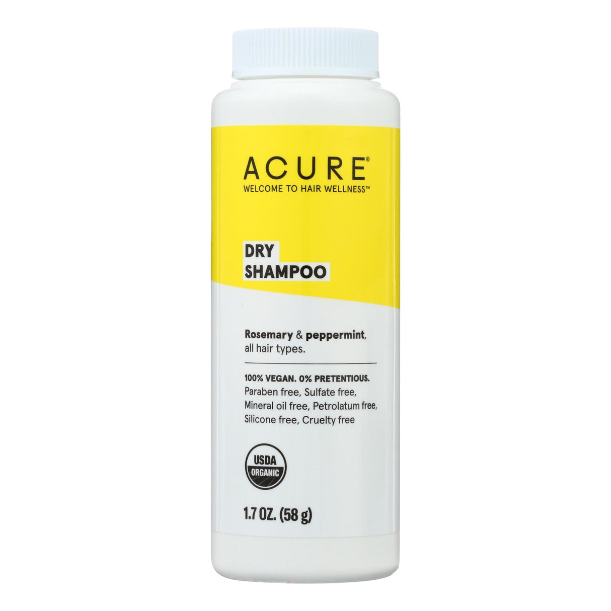 Acure Unscented Dry Shampoo (1.7 Oz.) - Cozy Farm