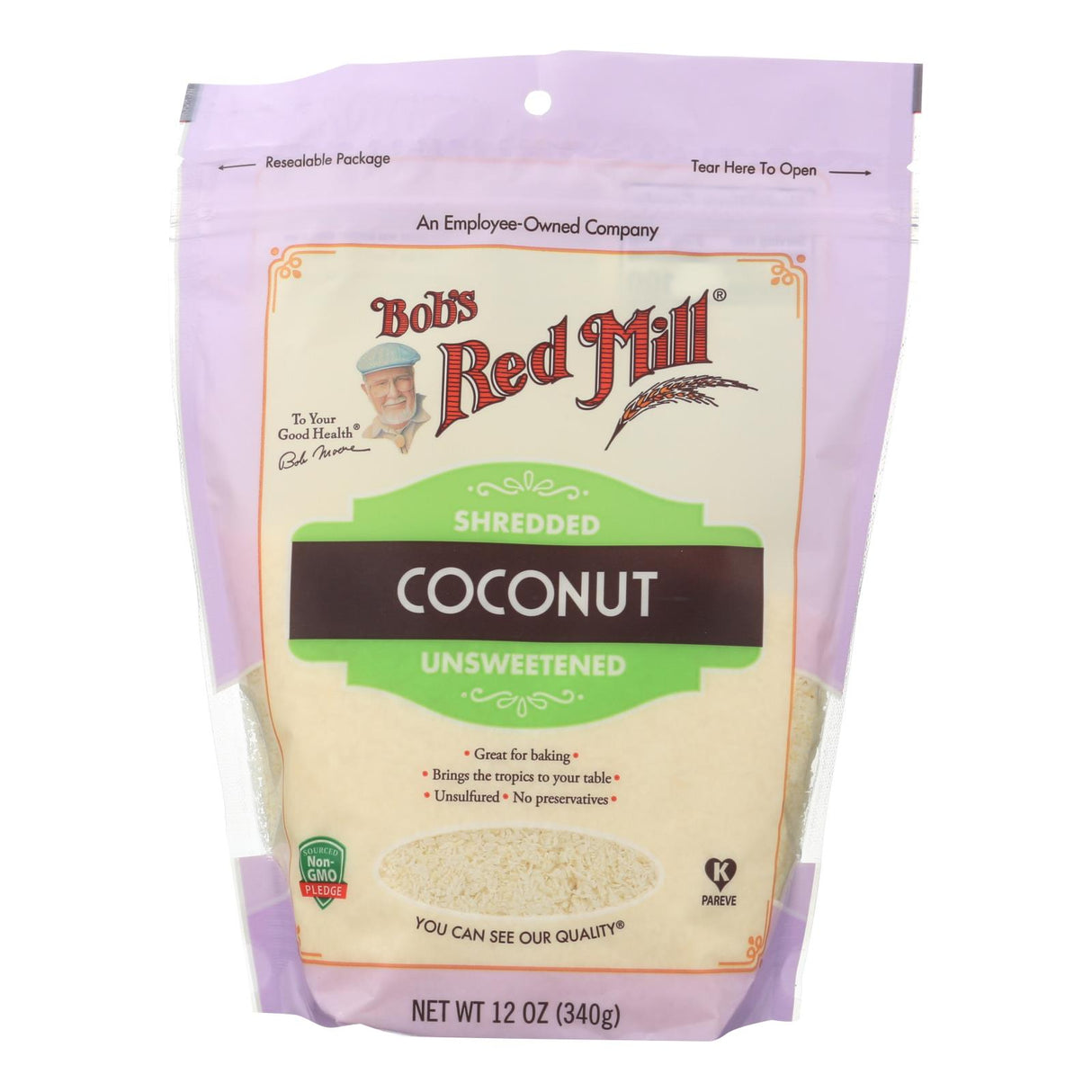 Bob's Red Mill Organic Shredded Coconut (4 - 12 Oz. Bags) - Cozy Farm