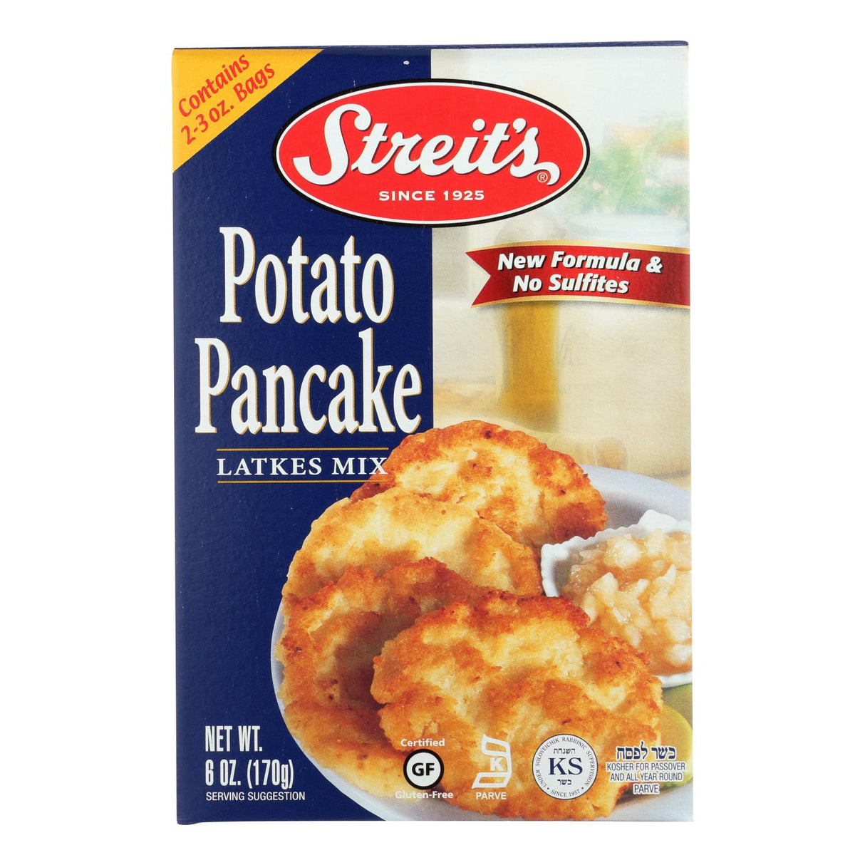 Streit's Potato Pancake Mix - 6 Oz. - Pack of 12 - Cozy Farm