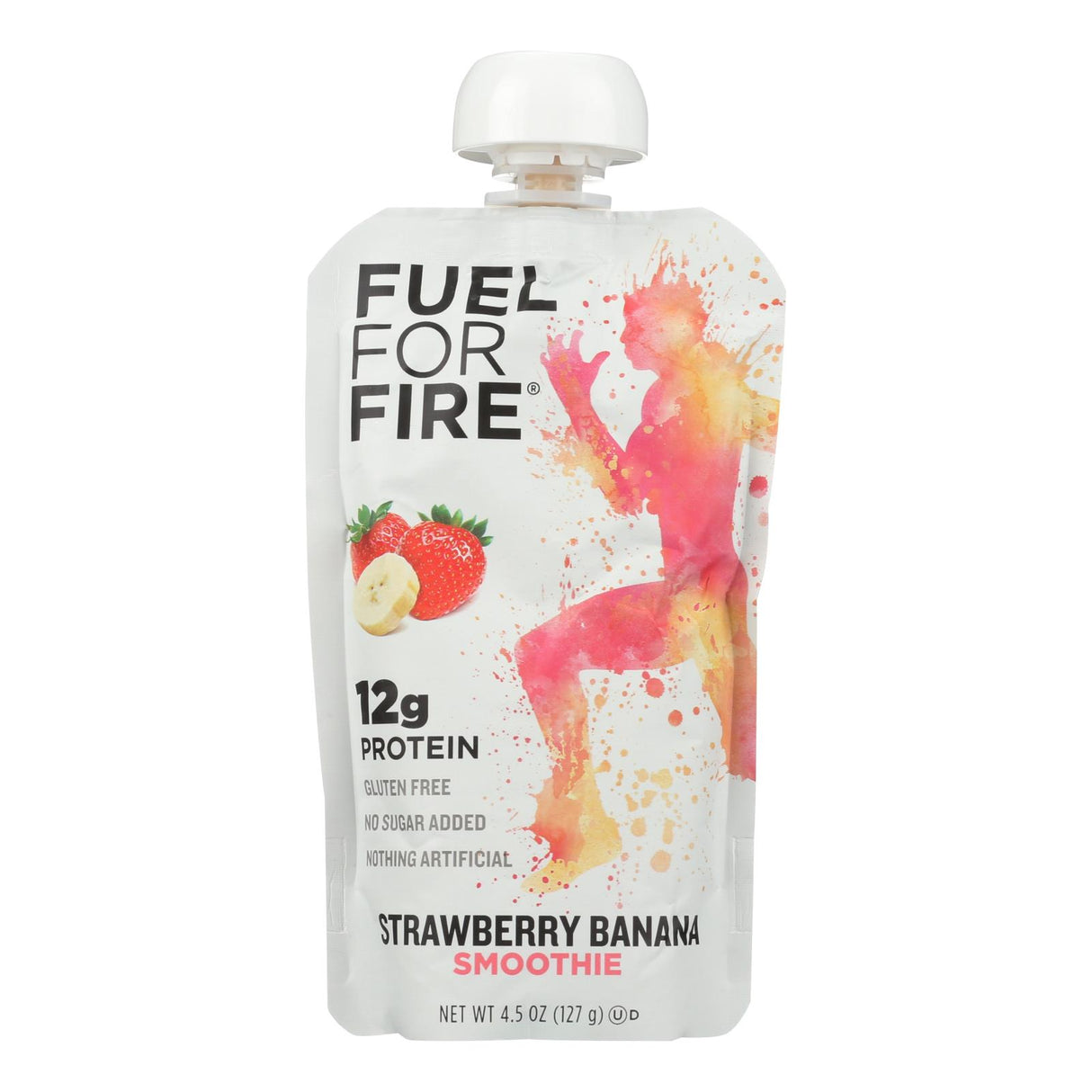 Fuel For Fire Strawberry Banana Smoothie (Pack of 12 - 4.5 Oz.) - Cozy Farm
