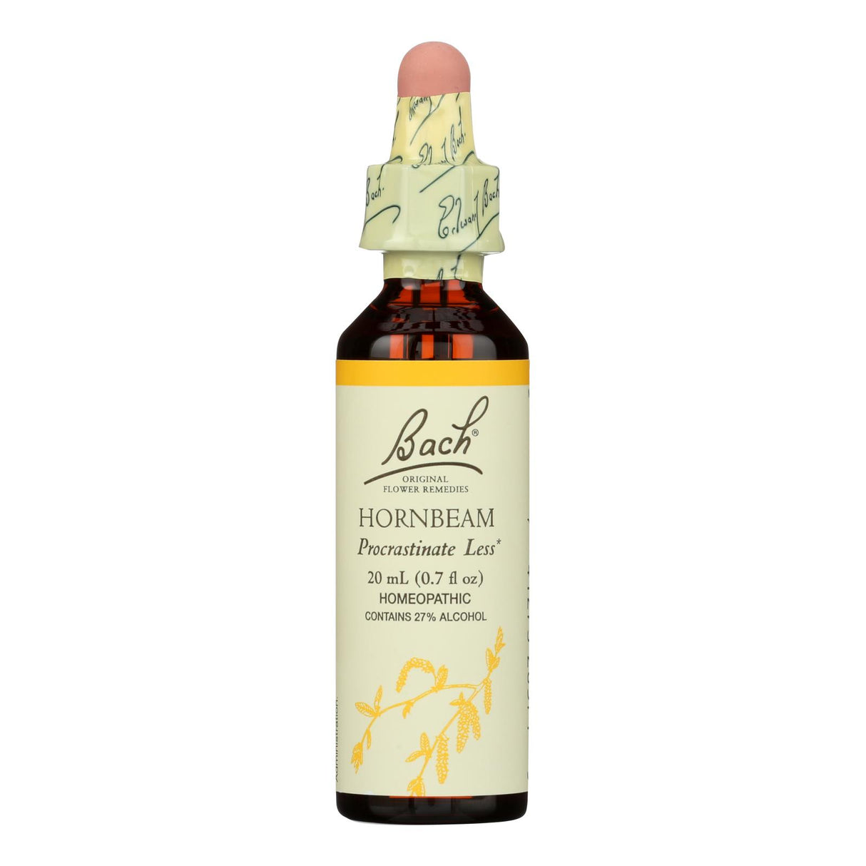 Bach Flower Remedies Essences Hornbeam Vitality Enhancer - 0.7 Fl Oz - Cozy Farm