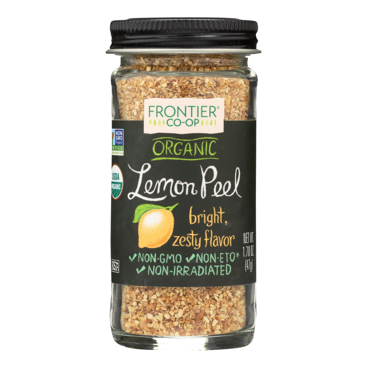 Frontier Herb - Organic Lemon Peel Granules, 2.10 Oz Pack - Cozy Farm