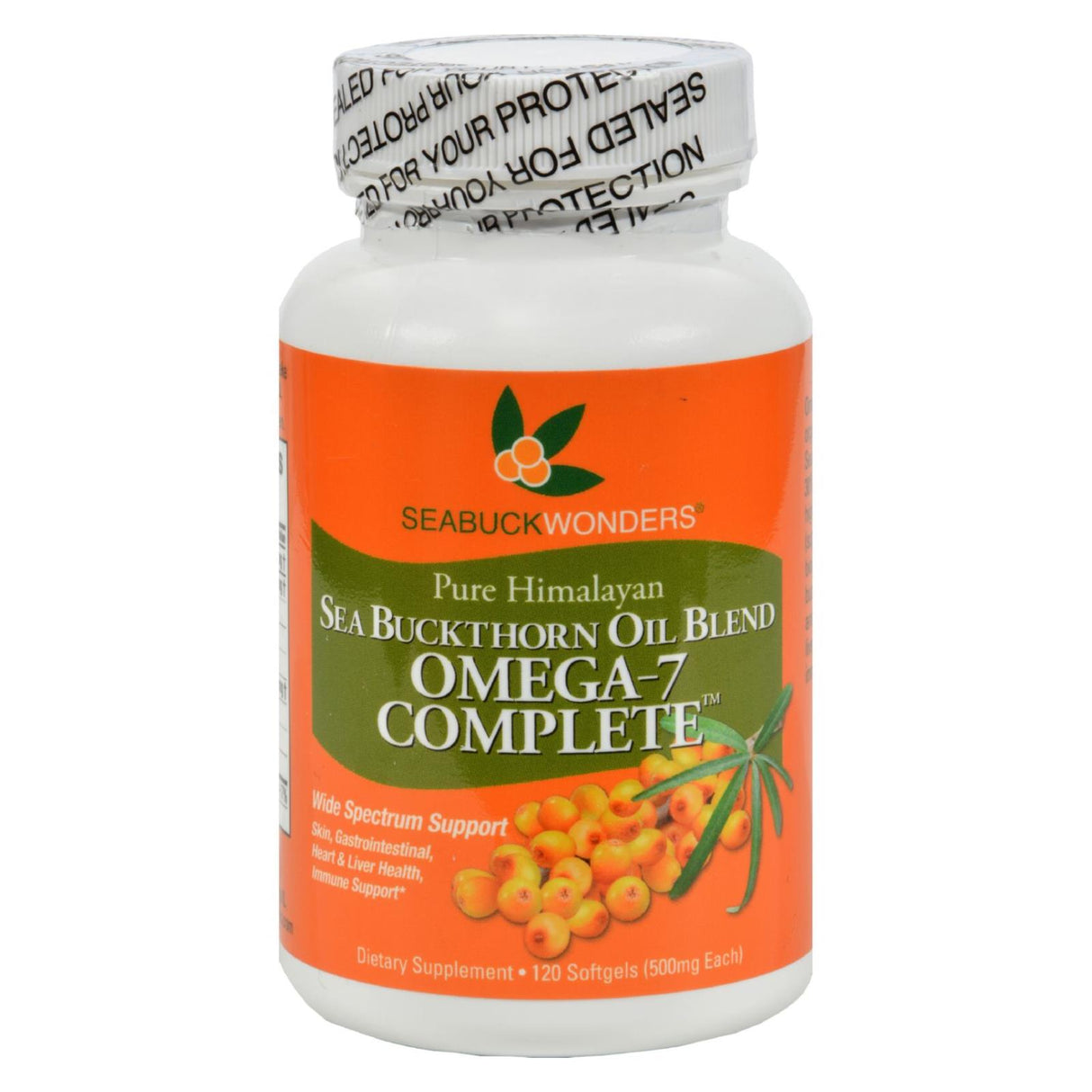 Seabuck Wonders Sea Buckthorn Oil Blend - 120 Softgels, 500mg - Cozy Farm