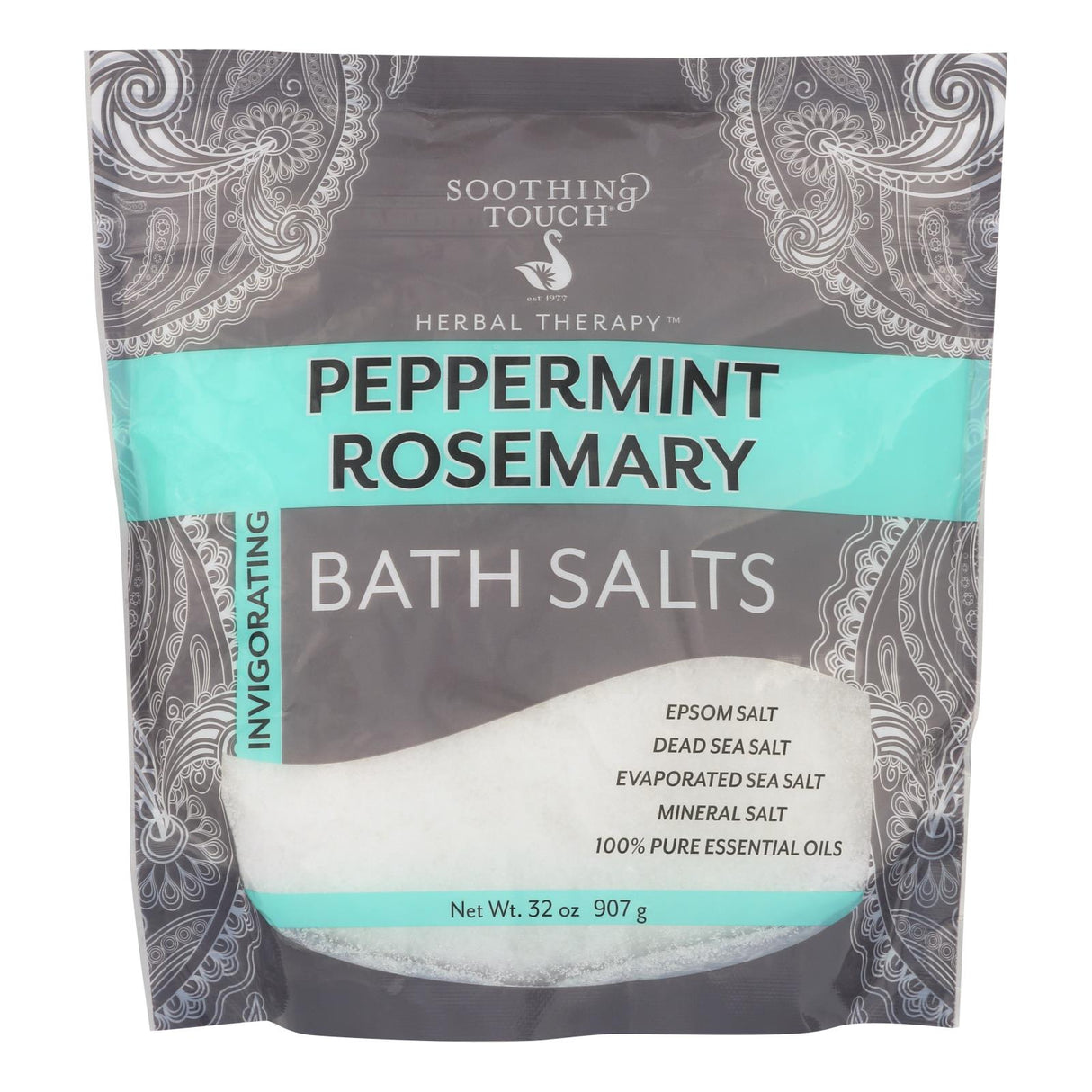 Soothing Touch Peppermint Rosemary Bath Salts, 32 Oz. - Cozy Farm
