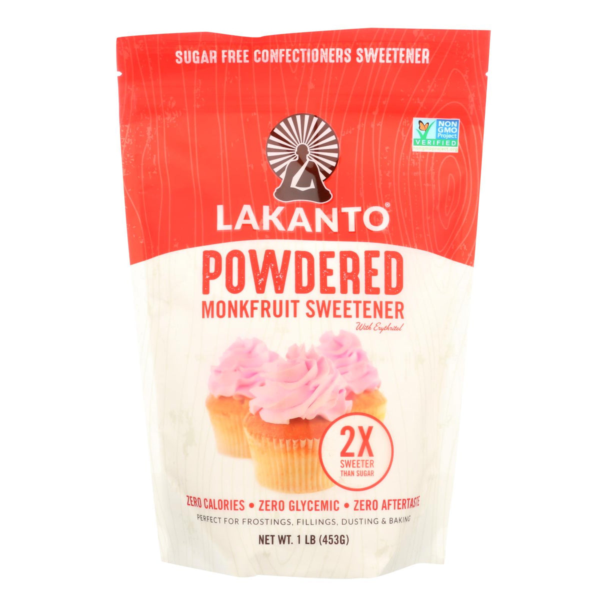 Lakanto Monkfruit Sweetener with Erythritol, No Calorie Sweetener, Zero Glycemic Index (Pack of 8 - 1 lb) - Cozy Farm