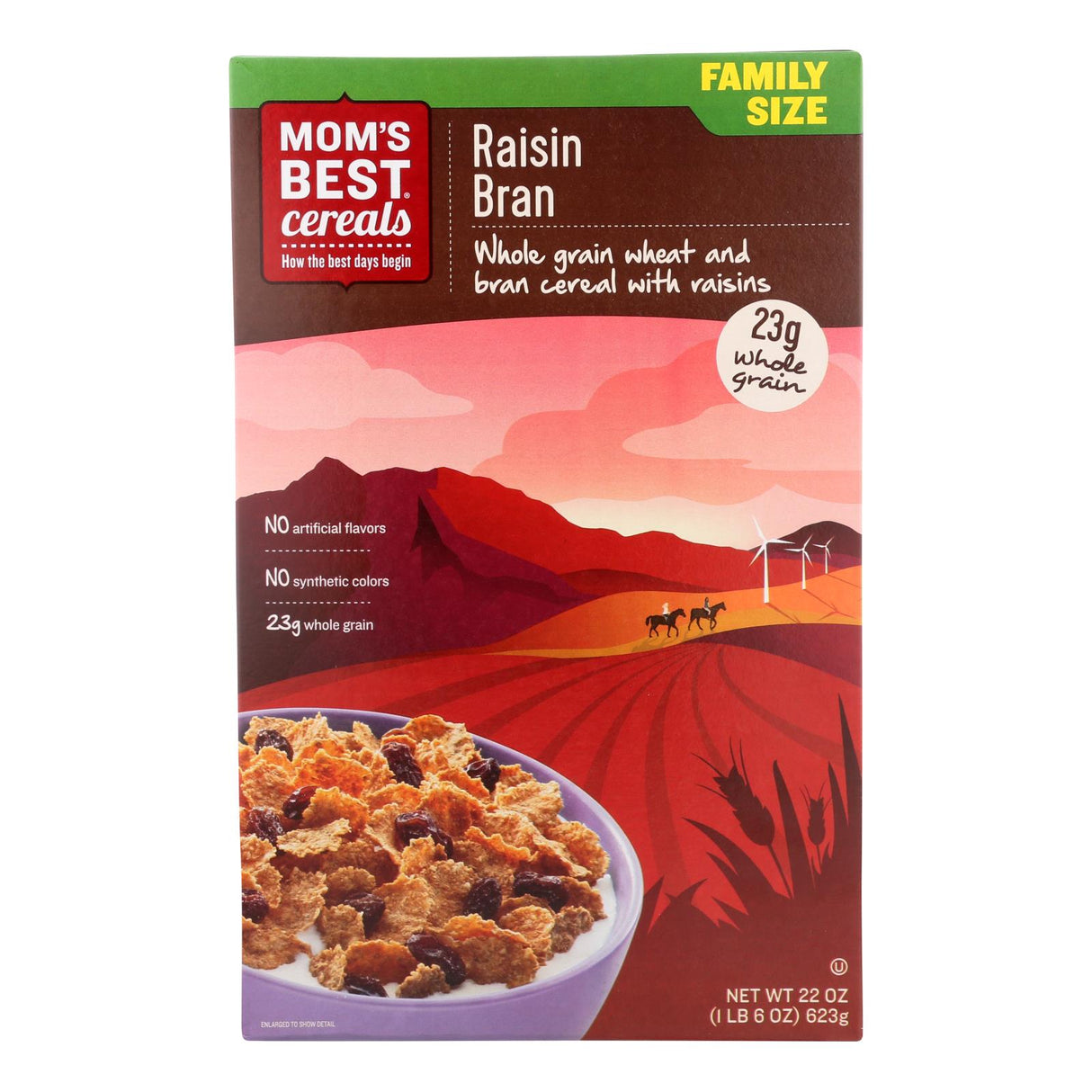 Mom's Best Raisin Bran Cereal, 22 Oz. (Pack of 10) - Cozy Farm