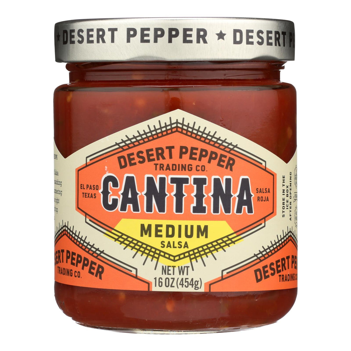 Desert Pepper Trading Cantina Salsa Medium Red by (Pack of 6 - 16 oz) - Cozy Farm