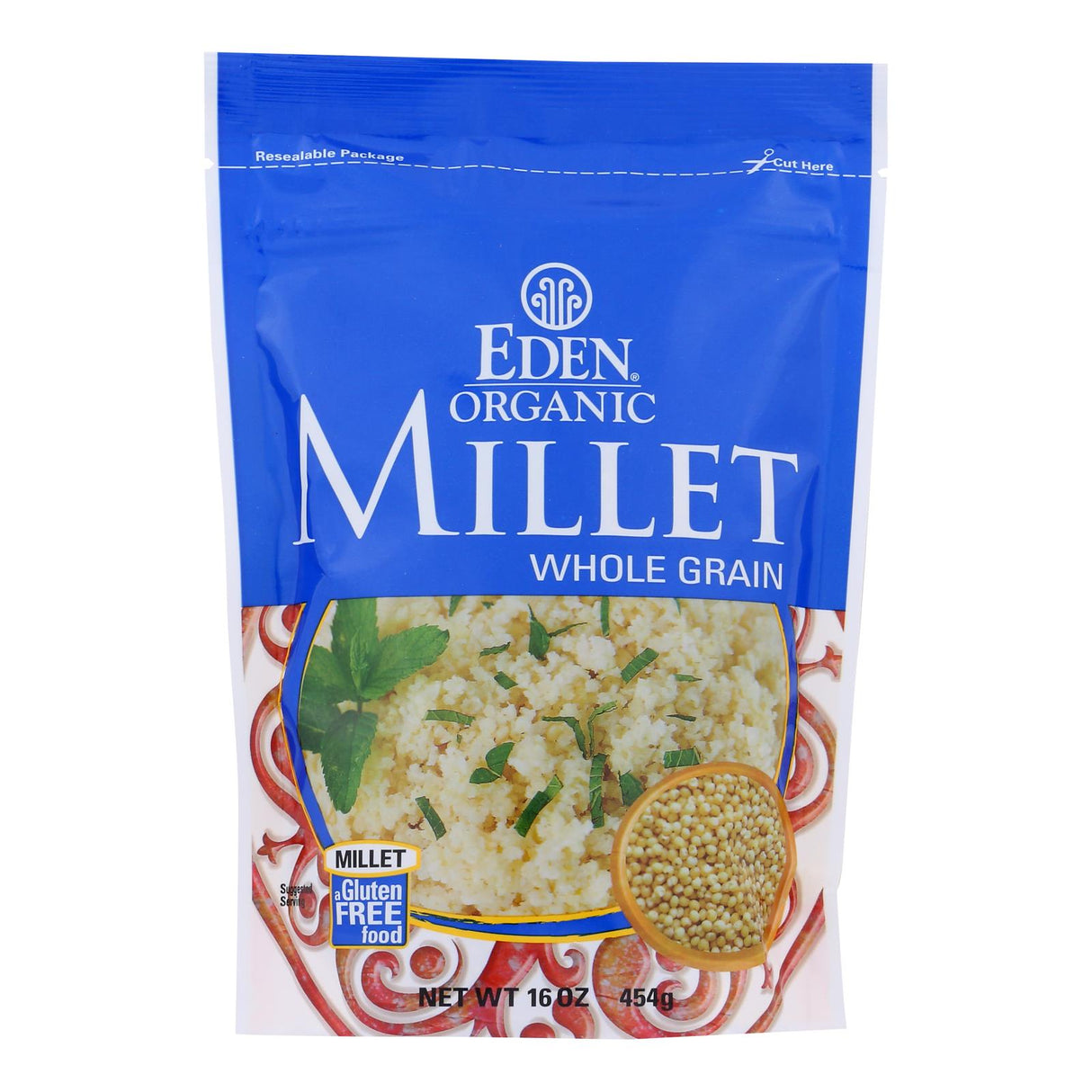 Eden Foods Organic Millet (Pack of 12 - 16 oz) - Cozy Farm