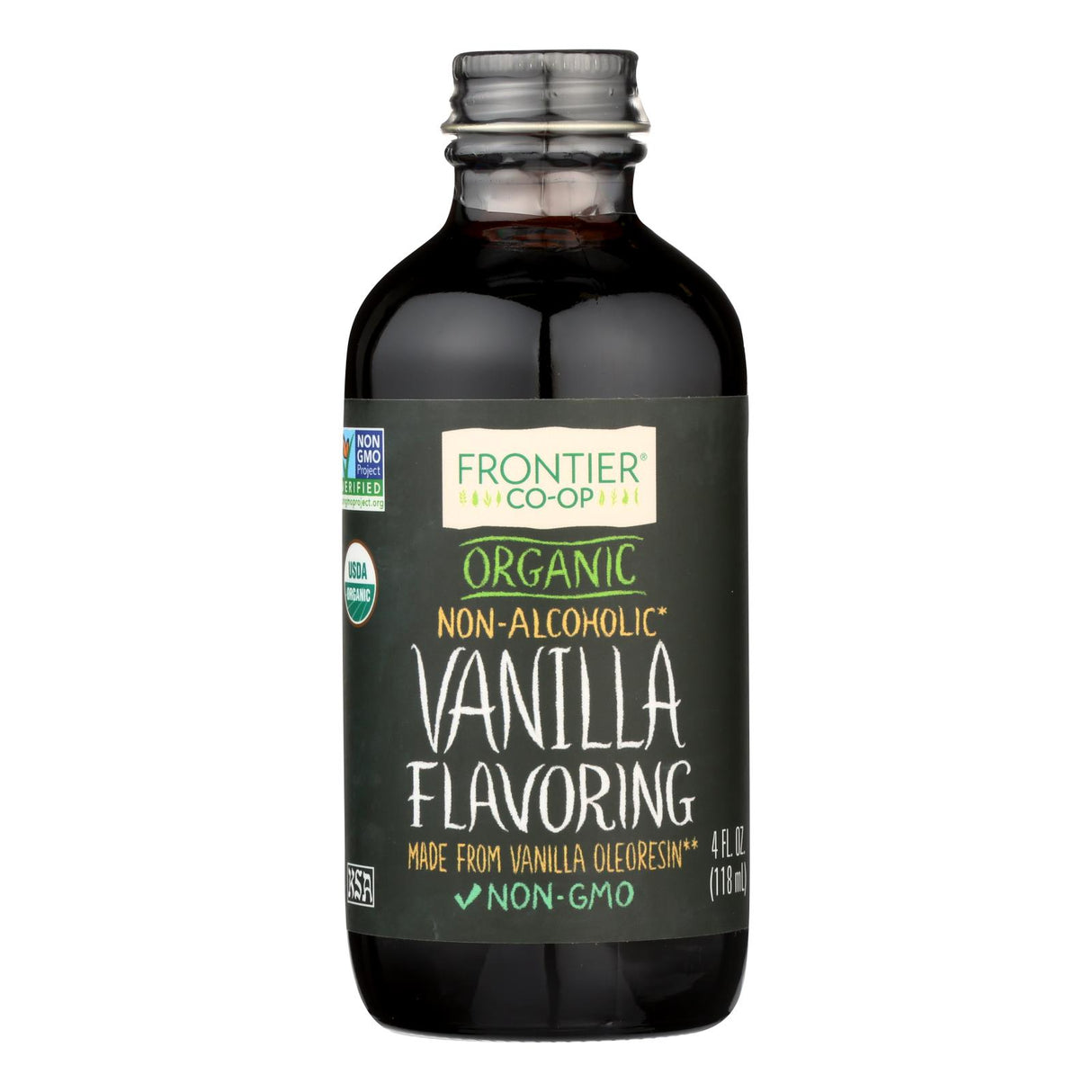 Frontier Herb - Organic Vanilla Flavoring (4 Oz.) - Cozy Farm