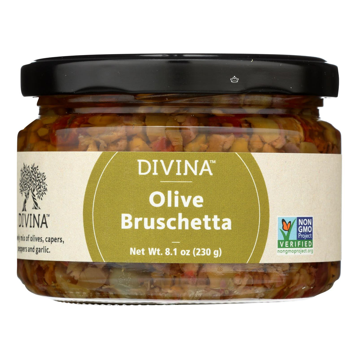 Divina Olive Bruschetta - 8.1 Oz. - Cozy Farm