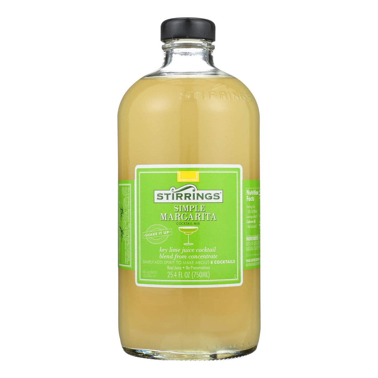 Stirrings Margarita Cocktail Mixer (Pack of 6 - 750 mL) - Cozy Farm
