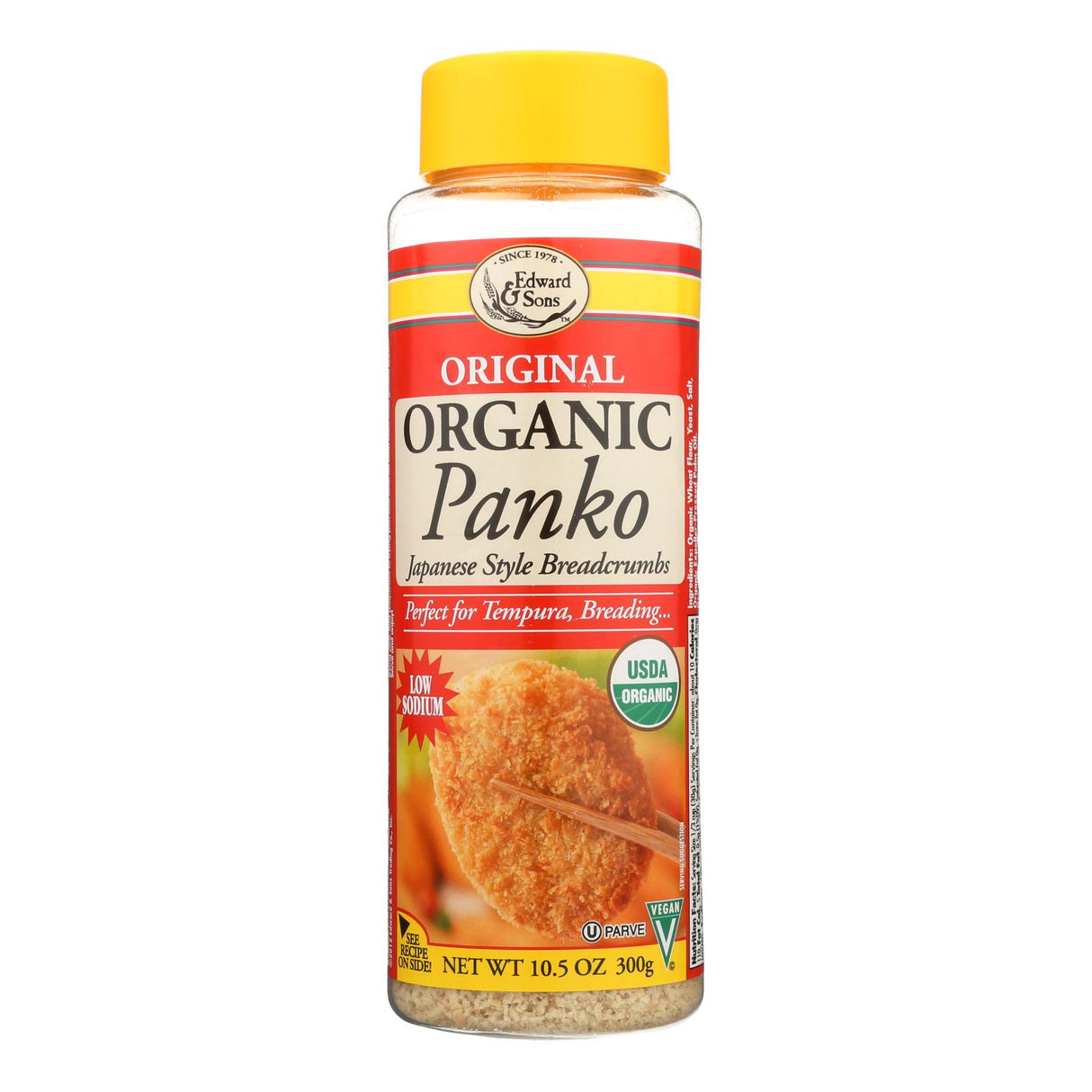 Edward And Sons Organic Panko Breadcrumbs - 10.5 Oz Pack of 6 - Cozy Farm