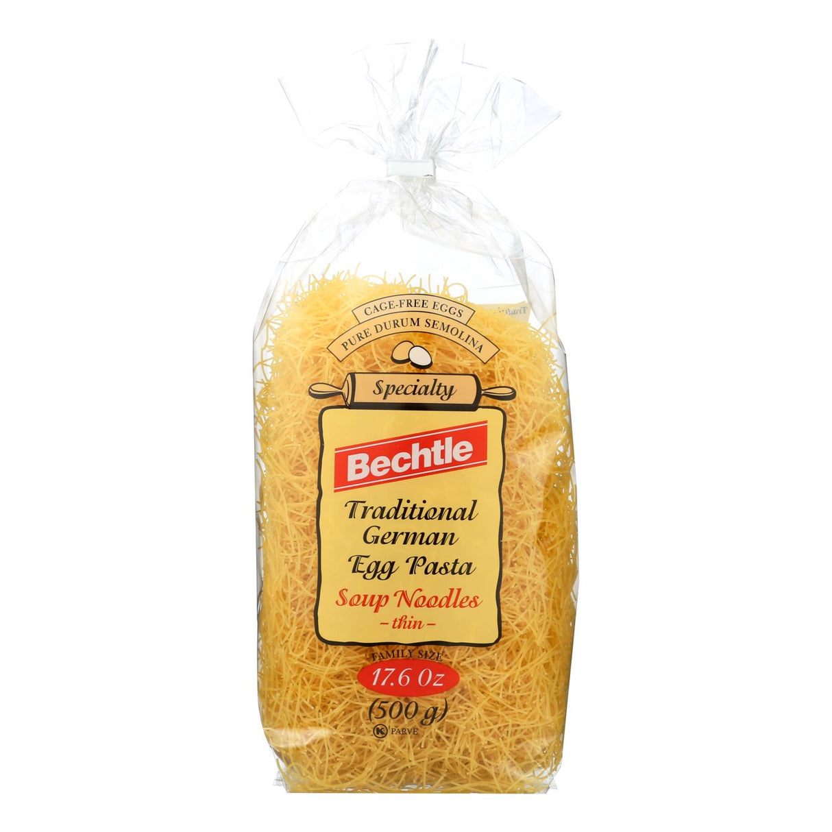 Bechtle Fine Egg Noodles - Pack of 12 - 17.6 Oz. - Cozy Farm
