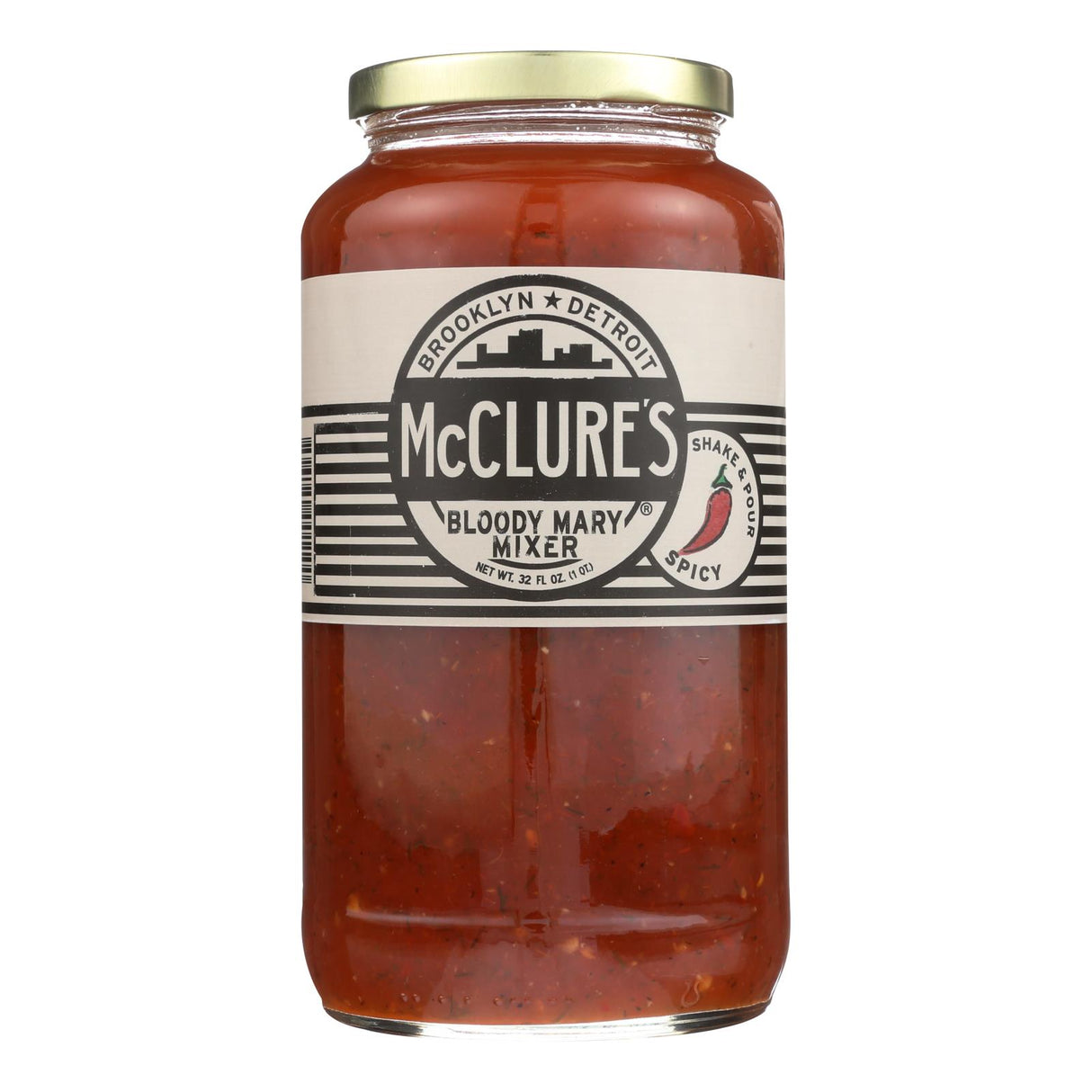 McClure's Pickles Bloody Mary Mixer, 6 Pack - 32 fl oz - Cozy Farm