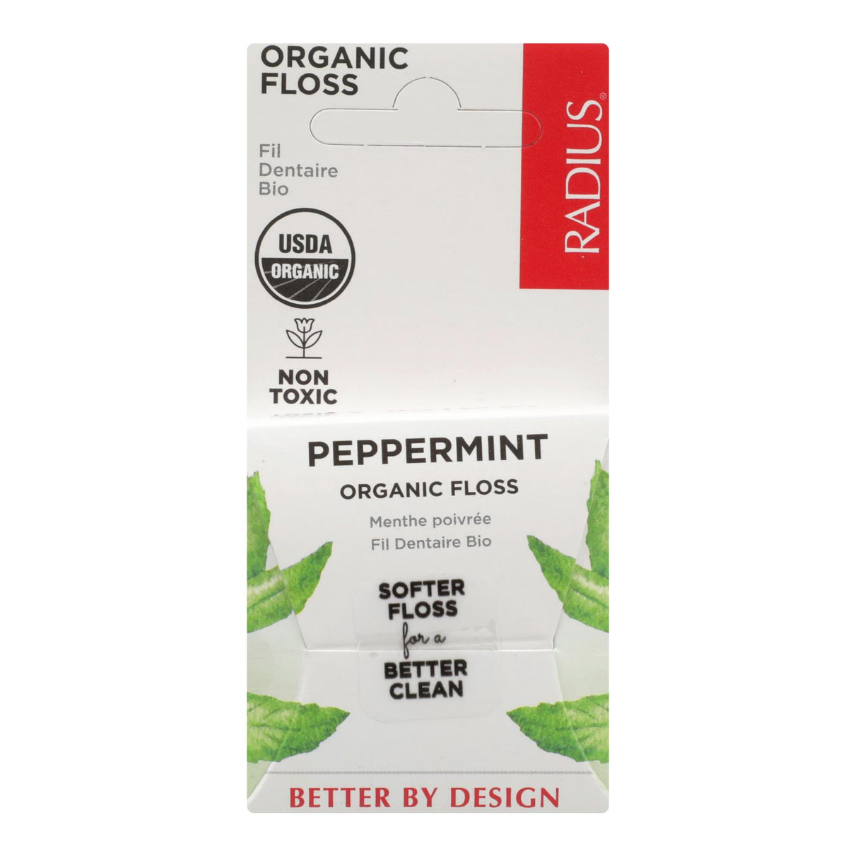 Radius Peppermint Floss Sponge (Pack of 6 - 55 Yards Each) - Cozy Farm