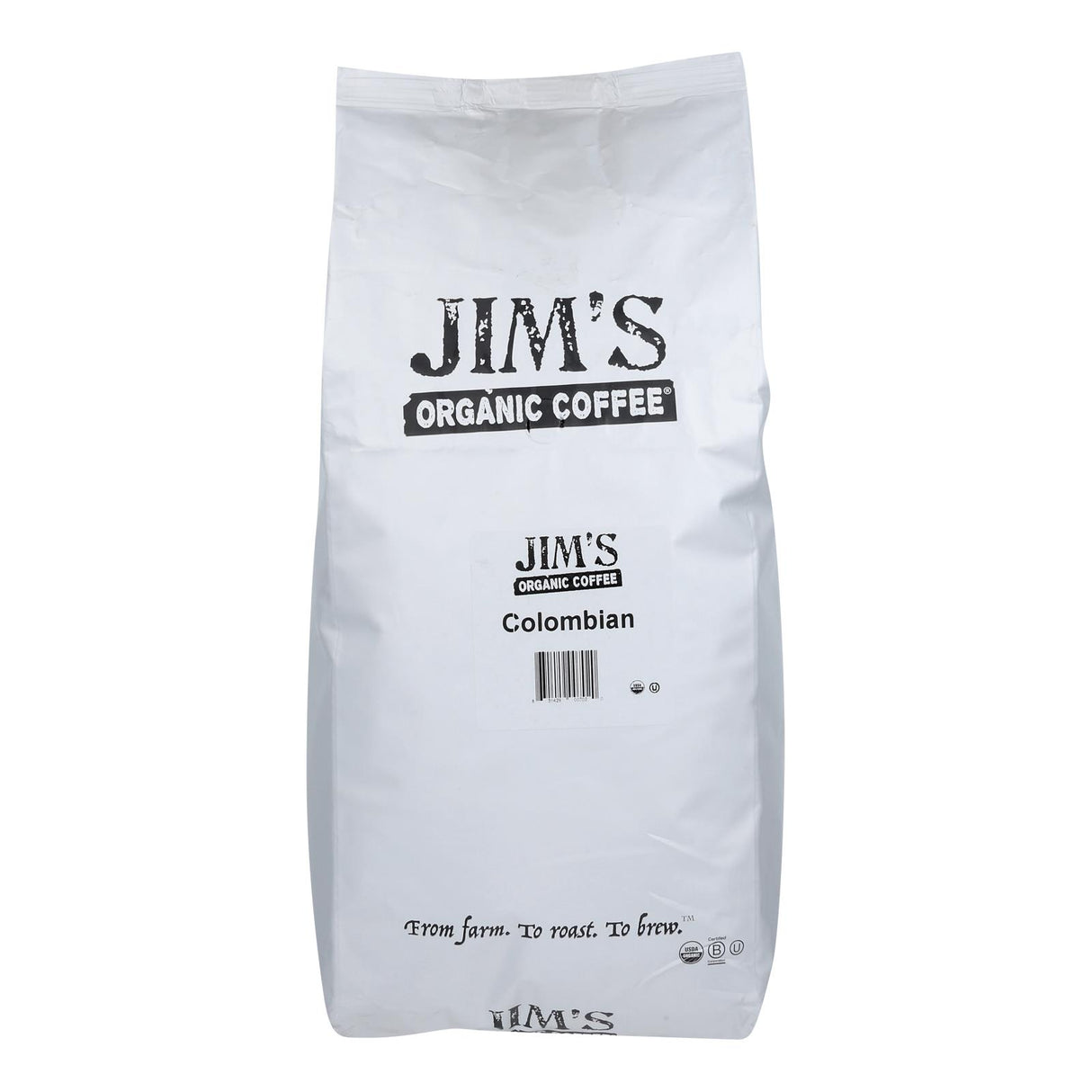 Jim's Organic Coffee Whole Bean Colombian Santa Marta Montesierra (5lbs) - Cozy Farm