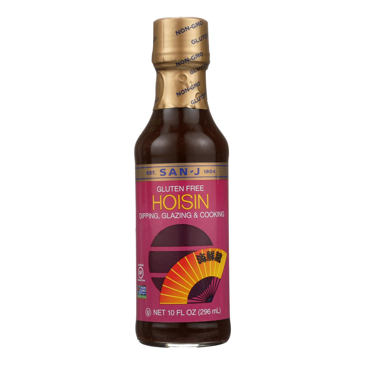 San-J Hoisin Sauce: Gluten-Free, Umami-Rich Asian Dipping Sauce (Pack of 6 - 10 Fl Oz Each) - Cozy Farm