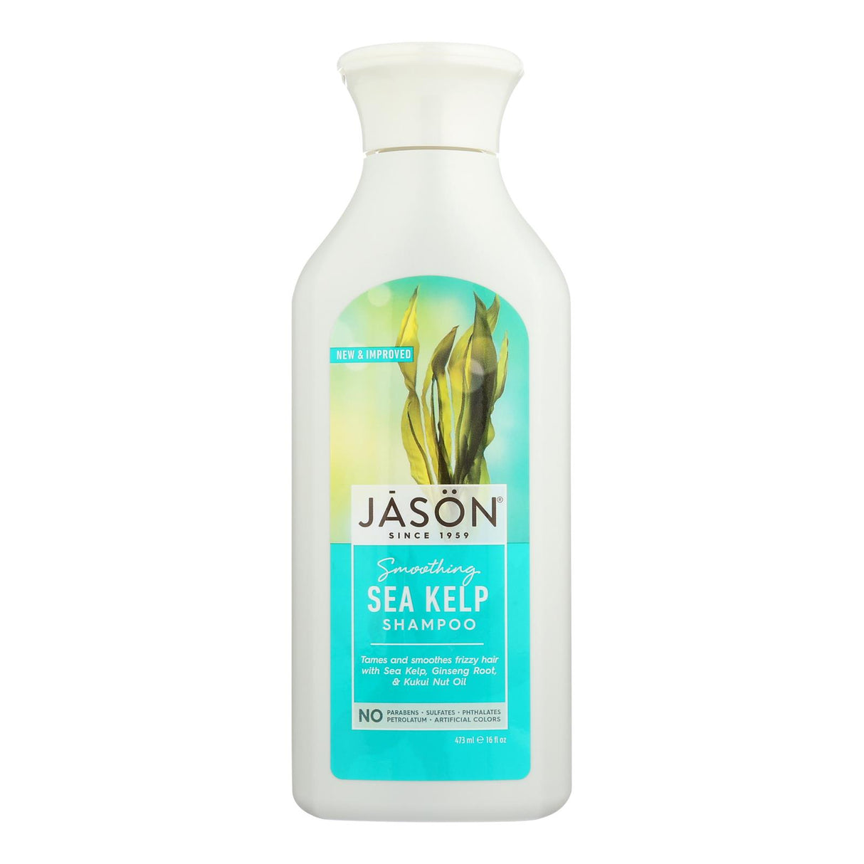 Jason Pure Natural Shampoo (16 Fl Oz) with Sea Kelp Extract for Hair Growth and Scalp Care - Cozy Farm