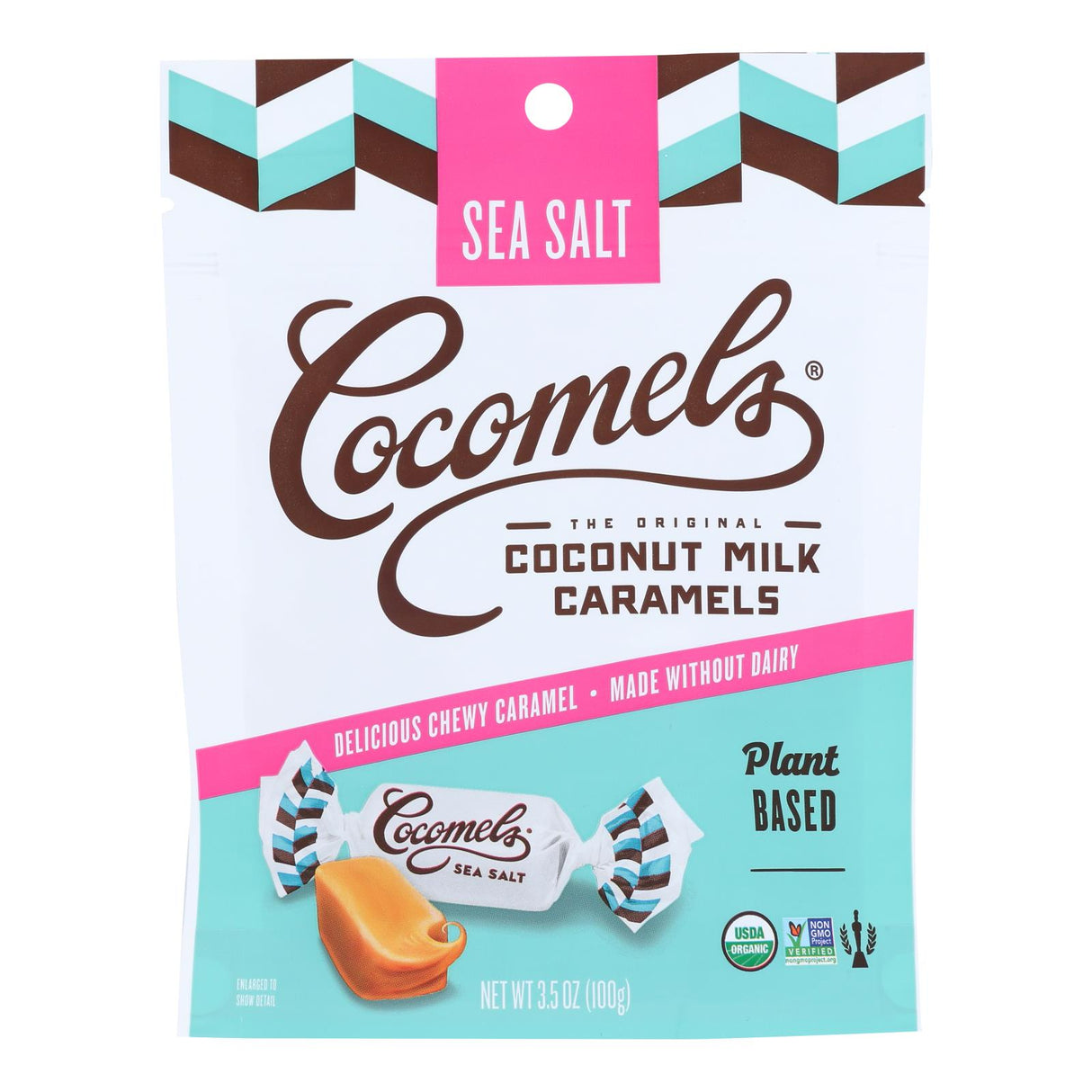 Organic Coconut Milk Salted Caramels - 6/3.5 Oz. Pack - Cozy Farm