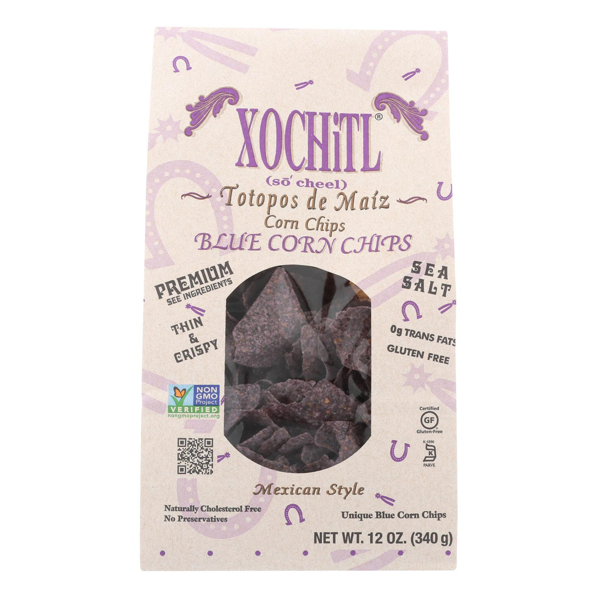 Xochitl Blue Corn Chips, 12 Oz. Pack of 10 - Cozy Farm