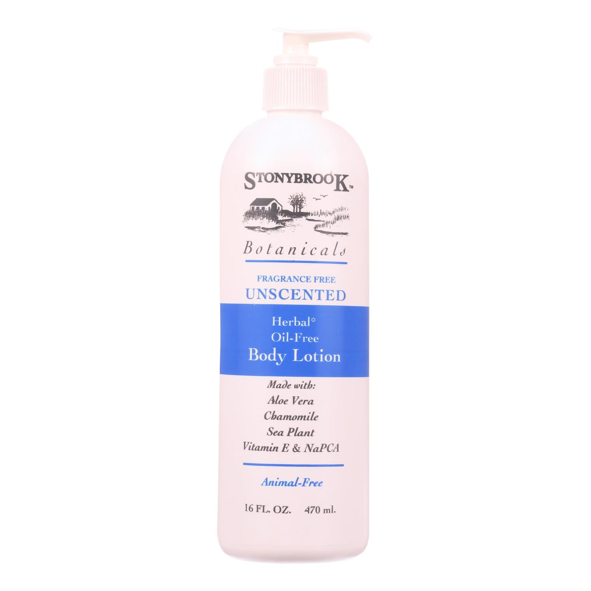 Fragrance-Free Stony Brook Body Lotion - 16 Fl Oz - Cozy Farm