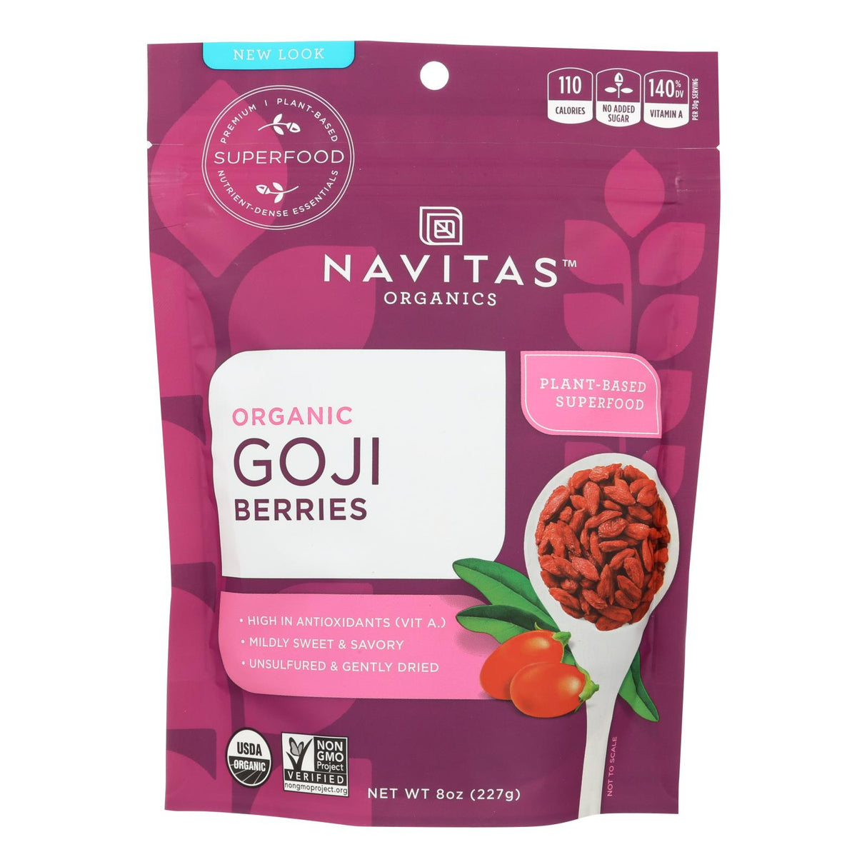 Navitas Naturals Organic Sun-Dried Goji Berries (12-Pack, 8 Oz Each) - Cozy Farm