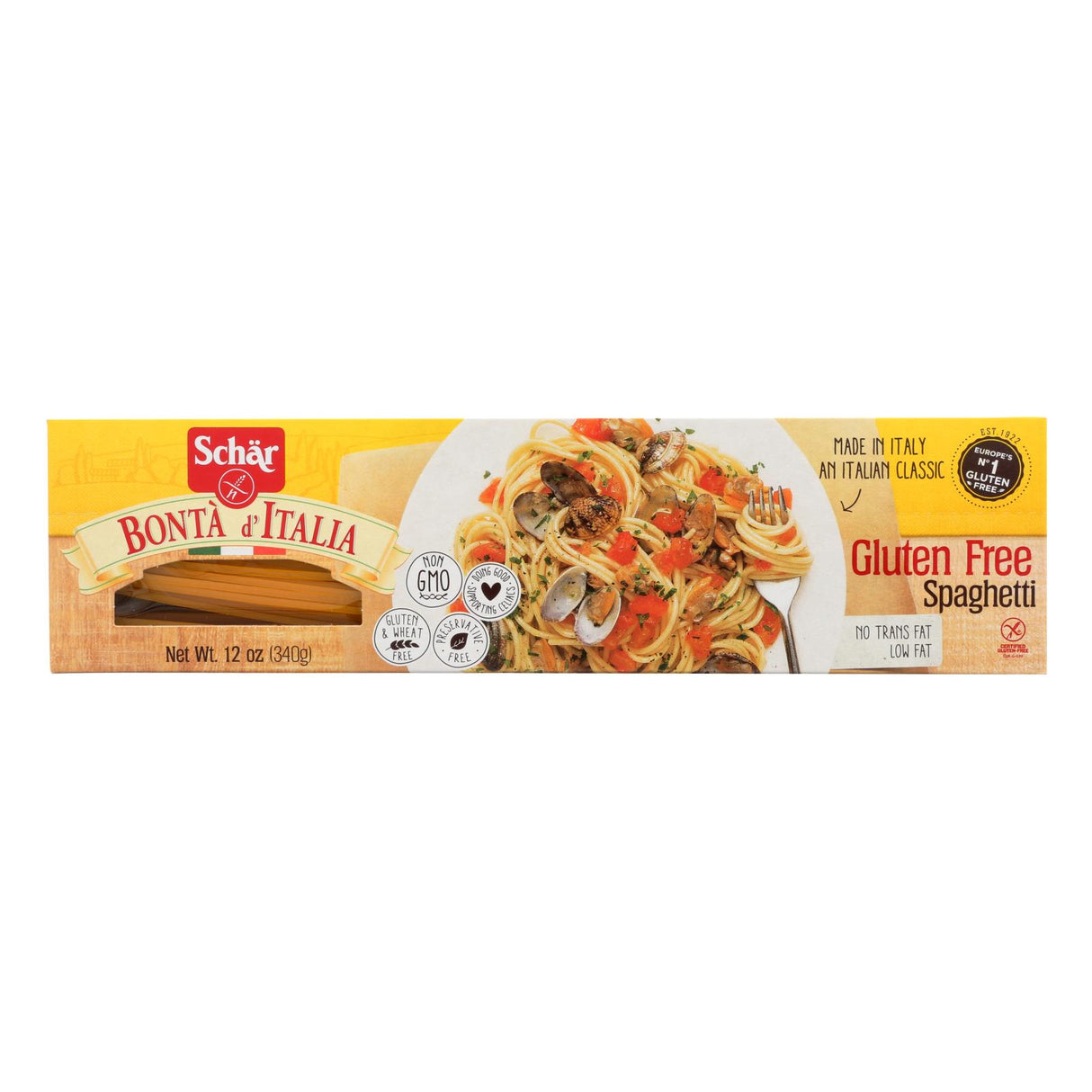 Schar Gluten-Free Spaghetti, Pack of 10 (12 Oz. each) - Cozy Farm