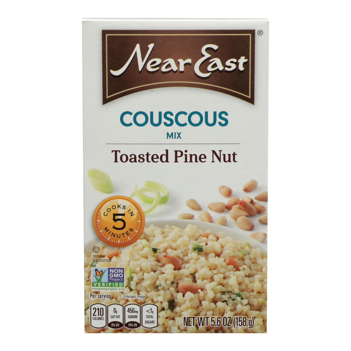 Near East Toasted Pine Nut Couscous Mix (5.6 Oz. x 12) - Cozy Farm