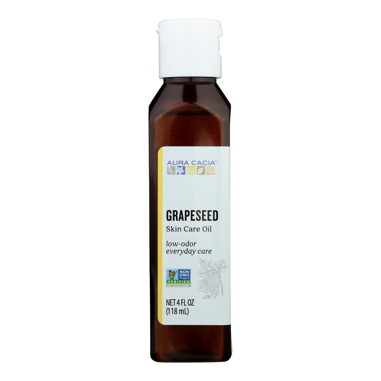 Aura Cacia Grapeseed Skin Care Oil, 4 Fl Oz - Cozy Farm