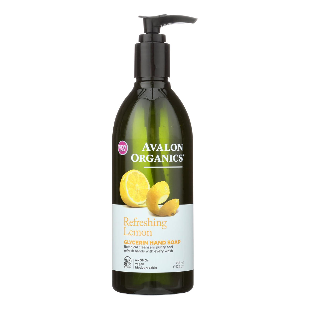 Avalon Organics Lemon Liquid Glycerin Hand Soap (12 Fl Oz) - Cozy Farm