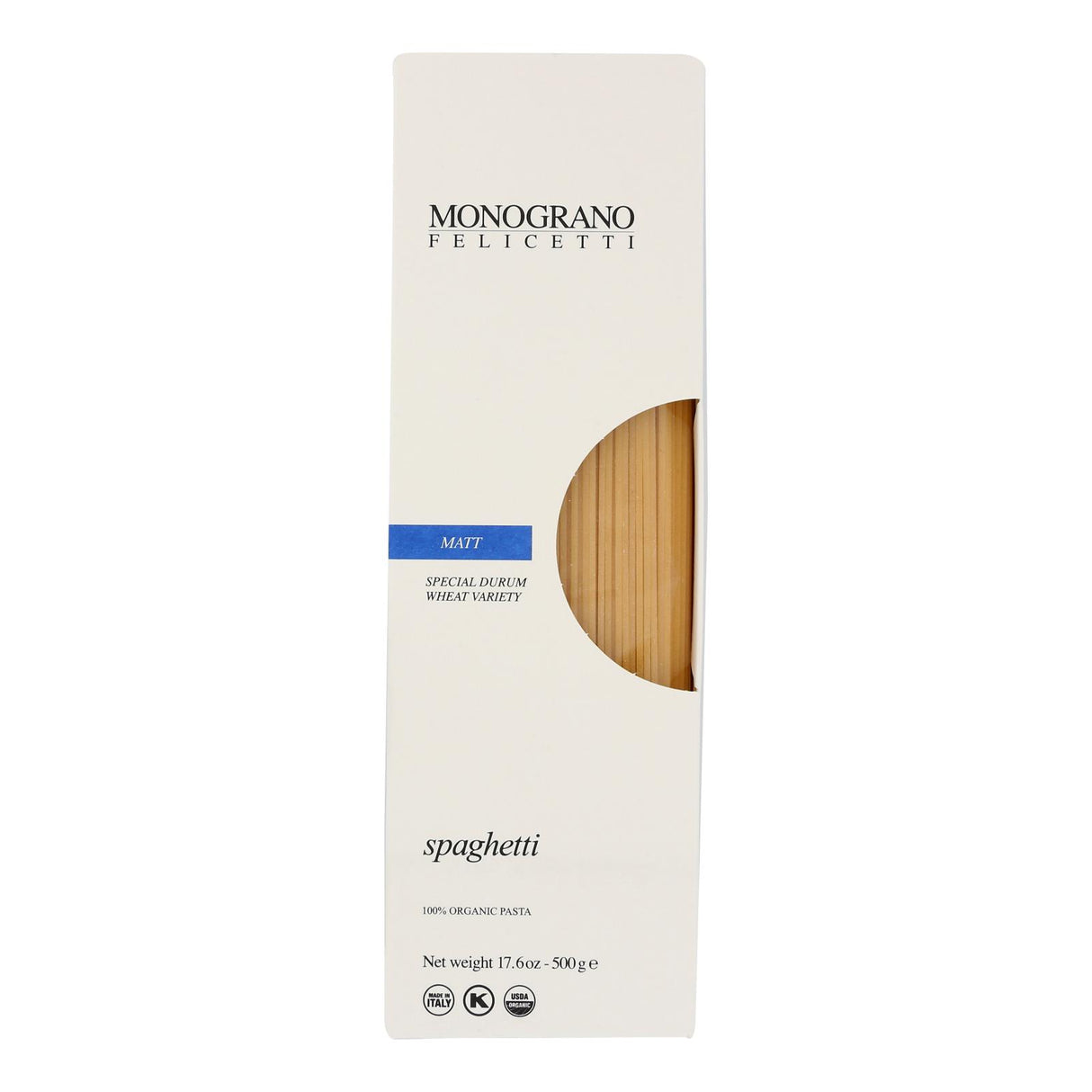 Monagrano Matt Spaghetti (Pack of 12) 17.64 Oz. - Cozy Farm