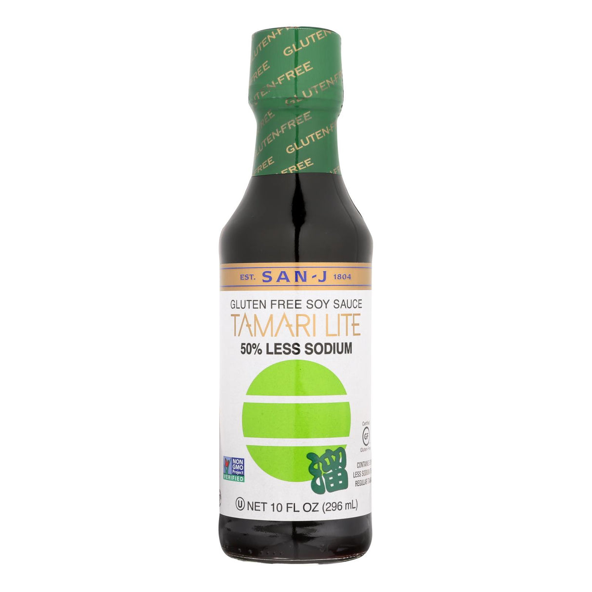 San-J Lite Tamari Soy Sauce, 10 Fl Oz (Pack of 6) - Cozy Farm