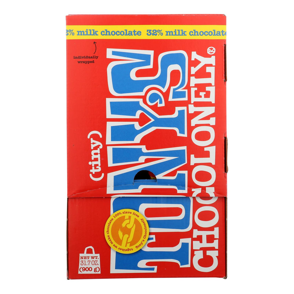 Tony's Chocolonely - Milk Chocolate Bites - 31.7 Oz. (Pack of 100) - Cozy Farm