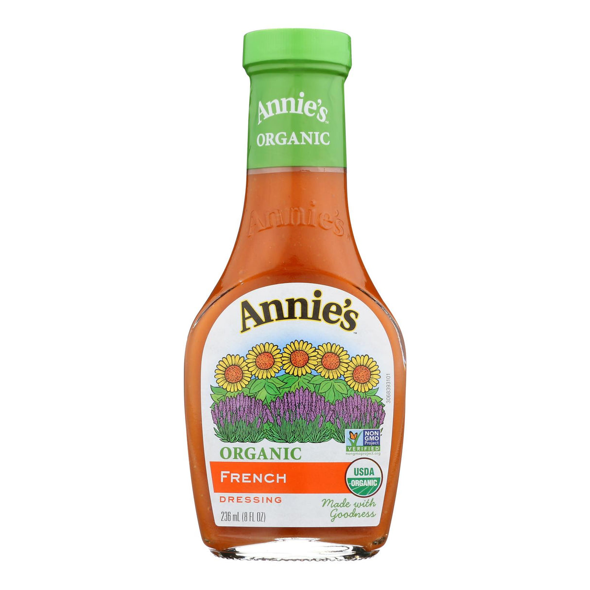 Annie's Naturals USDA Certified Organic French Dressing, 8 Fl Oz (Pack of 6) - Cozy Farm