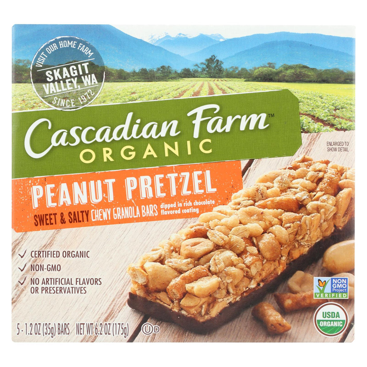 Cascadian Farm Sweet and Salty Peanut Pretzel Bars (12-Pack, 6.2 Oz Each) - Cozy Farm