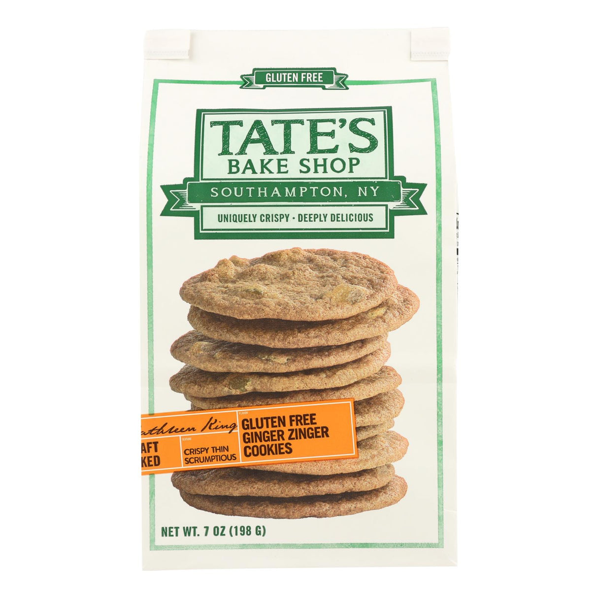 Tate's Bake Shop Ginger Zinger Cookies, 7 Oz. (Pack of 12) - Cozy Farm