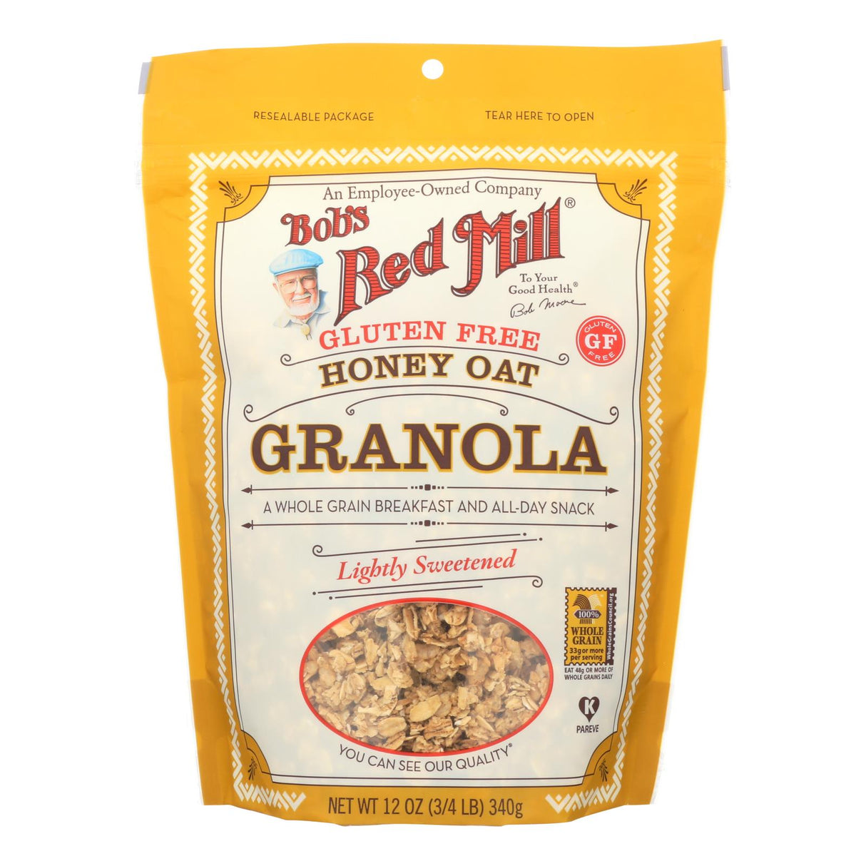 Bob's Red Mill Gluten-Free Honey Oat Granola, 12 oz Boxes, Pack of 4 | Healthy and Wholesome - Cozy Farm