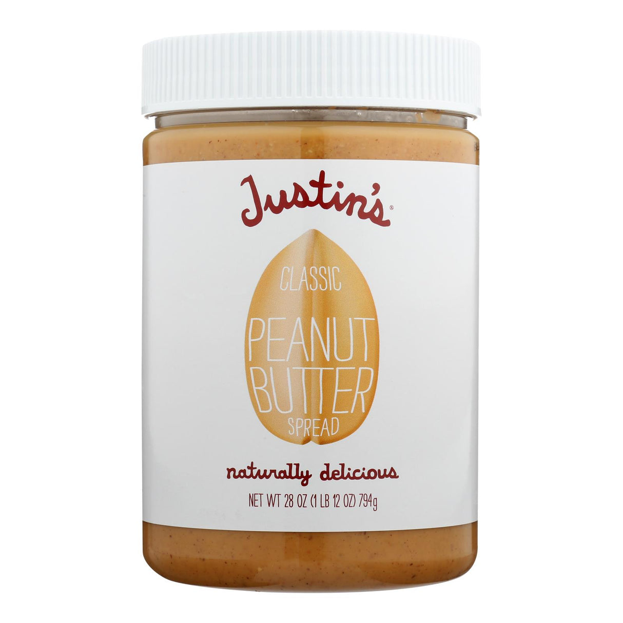 Justin's Classic Peanut Butter (Pack of 6) - 28 Oz. Each - Cozy Farm