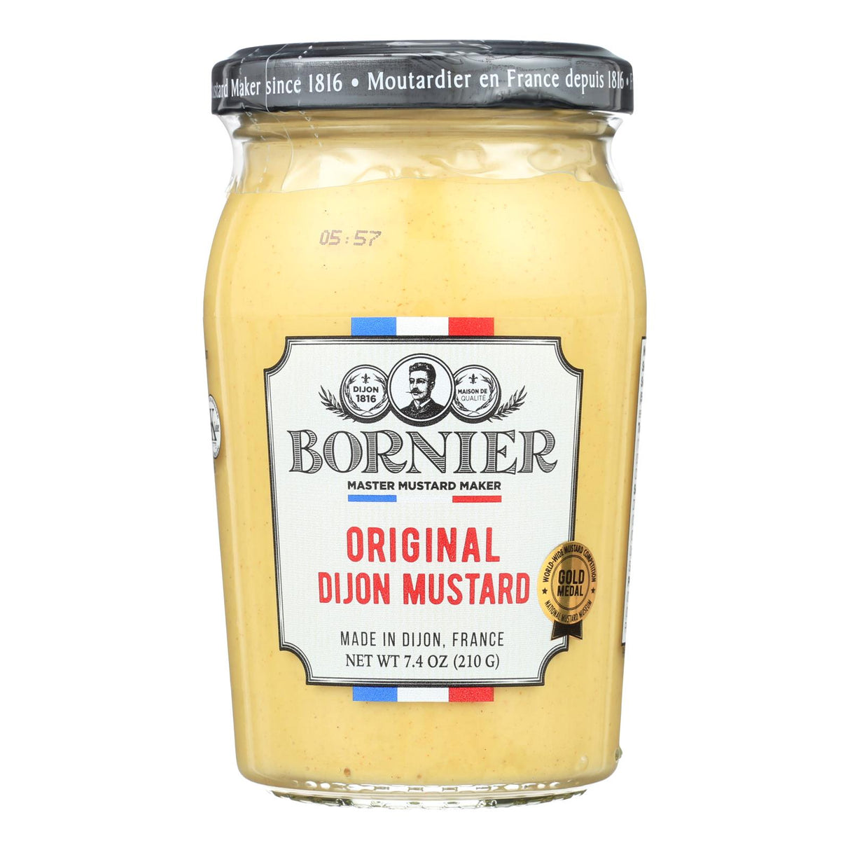 Bornier Dijon Mustard, 7.4 Oz. (Pack of 6) - Cozy Farm